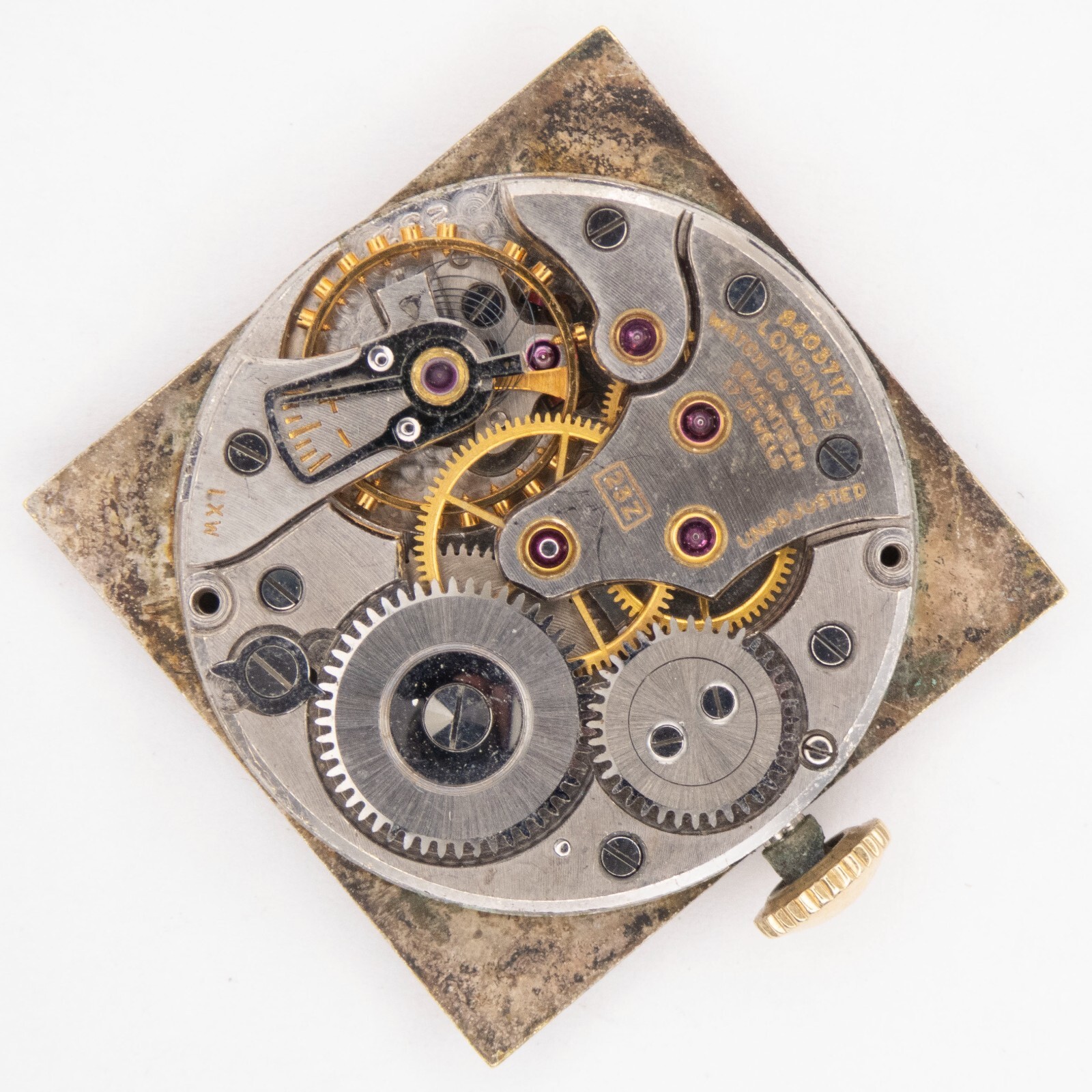 Vintage Longines Caliber 23Z 17-Jewel Wristwatch Movement