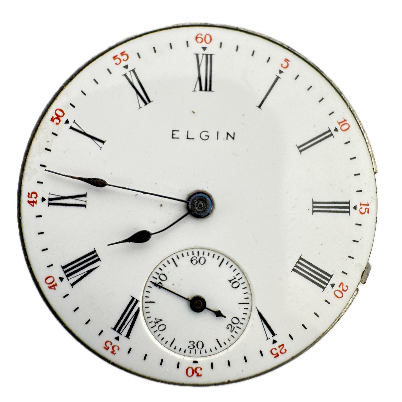 Antique 0s 1897 Elgin 15J Mechanical Hunter Pocket Watch Movement 130 USA Runs