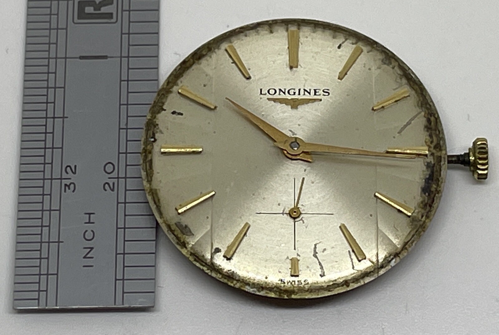 LONGINES 23Z MOVEMENT 17 Jewels Swiss Does Not Run