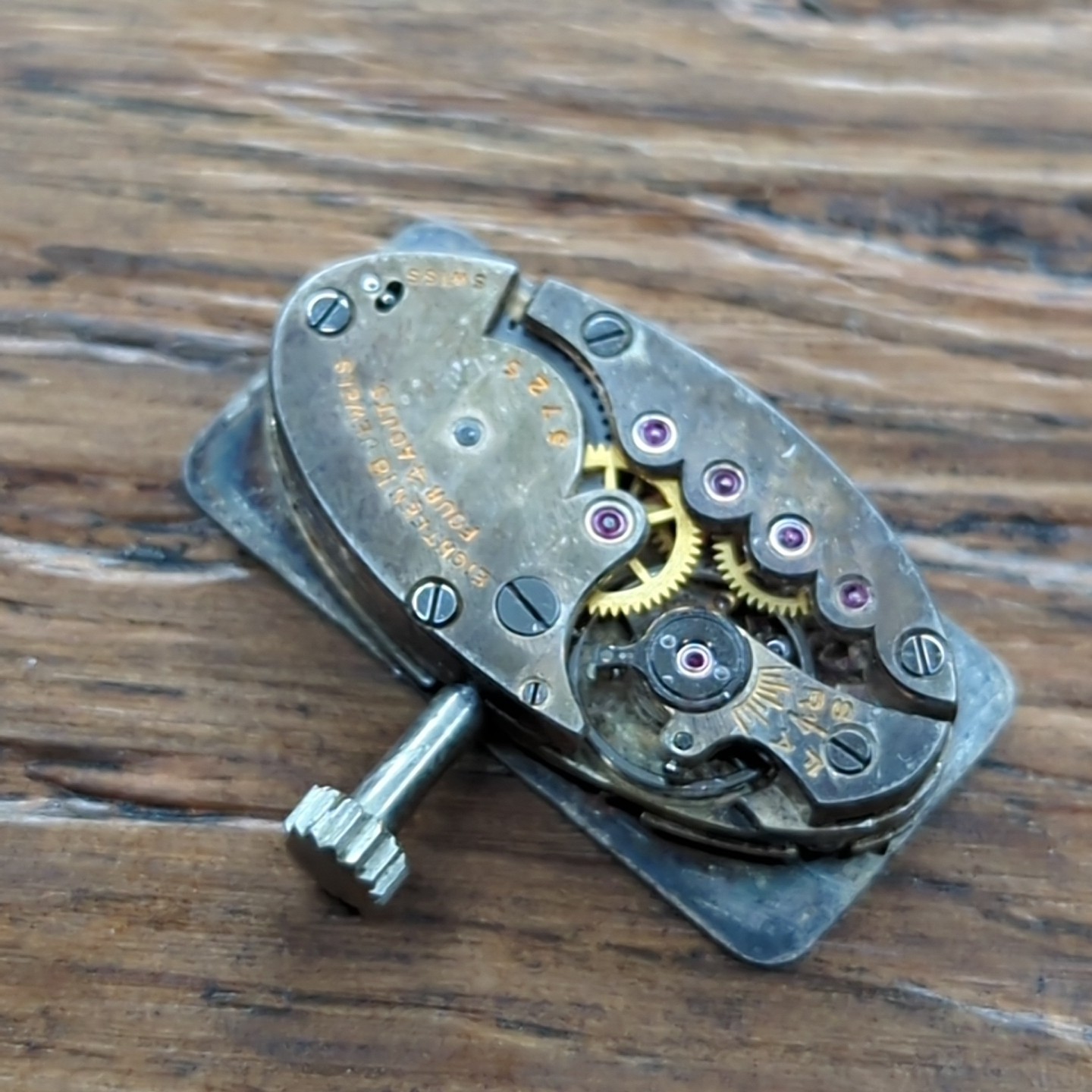 High Grade Ladies Baguette Watch Movement 18 Jewels 4 Adjustments (W5)