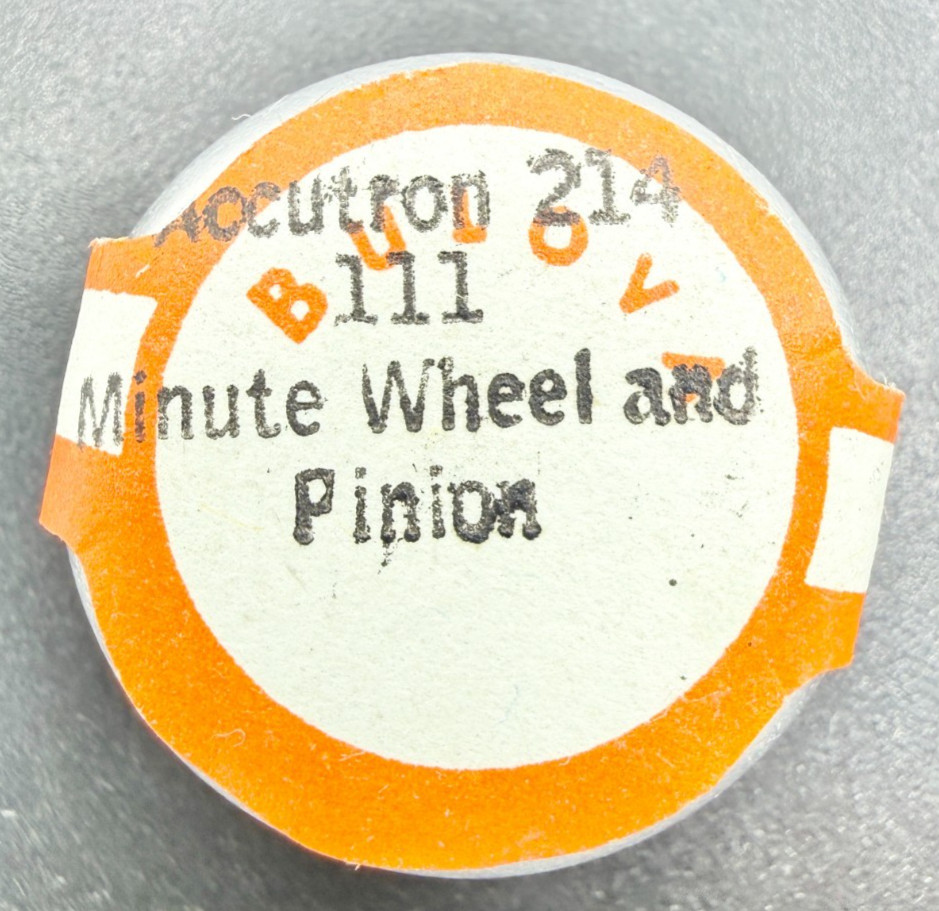 NOS #111 Bulova Accutron 214 Minute Wheel And Pinion Watch Part
