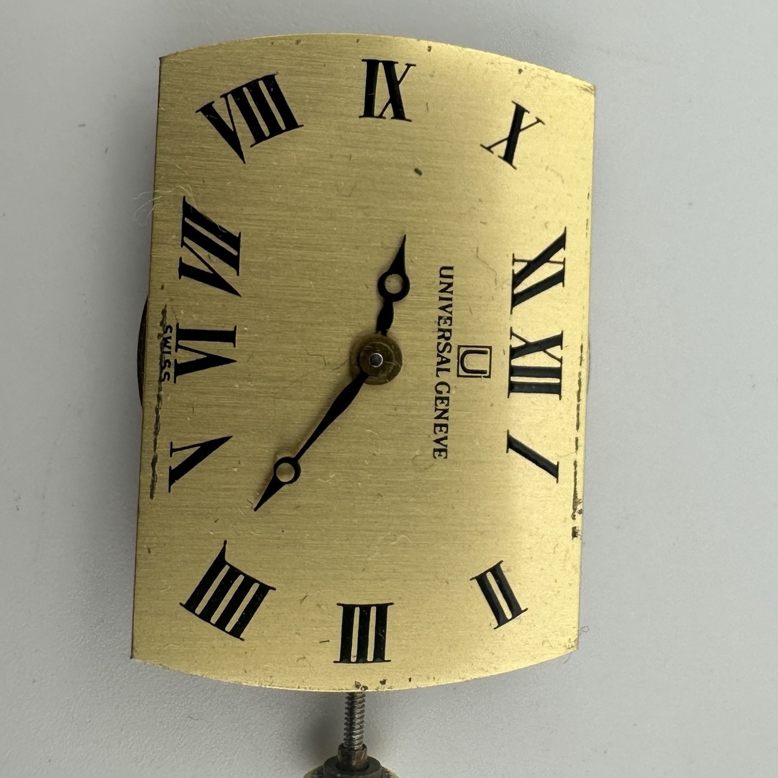 UNIVERSAL GENEVE Cal.42 MANUAL WIND SWISS MOVEMENT & DIAL – Working