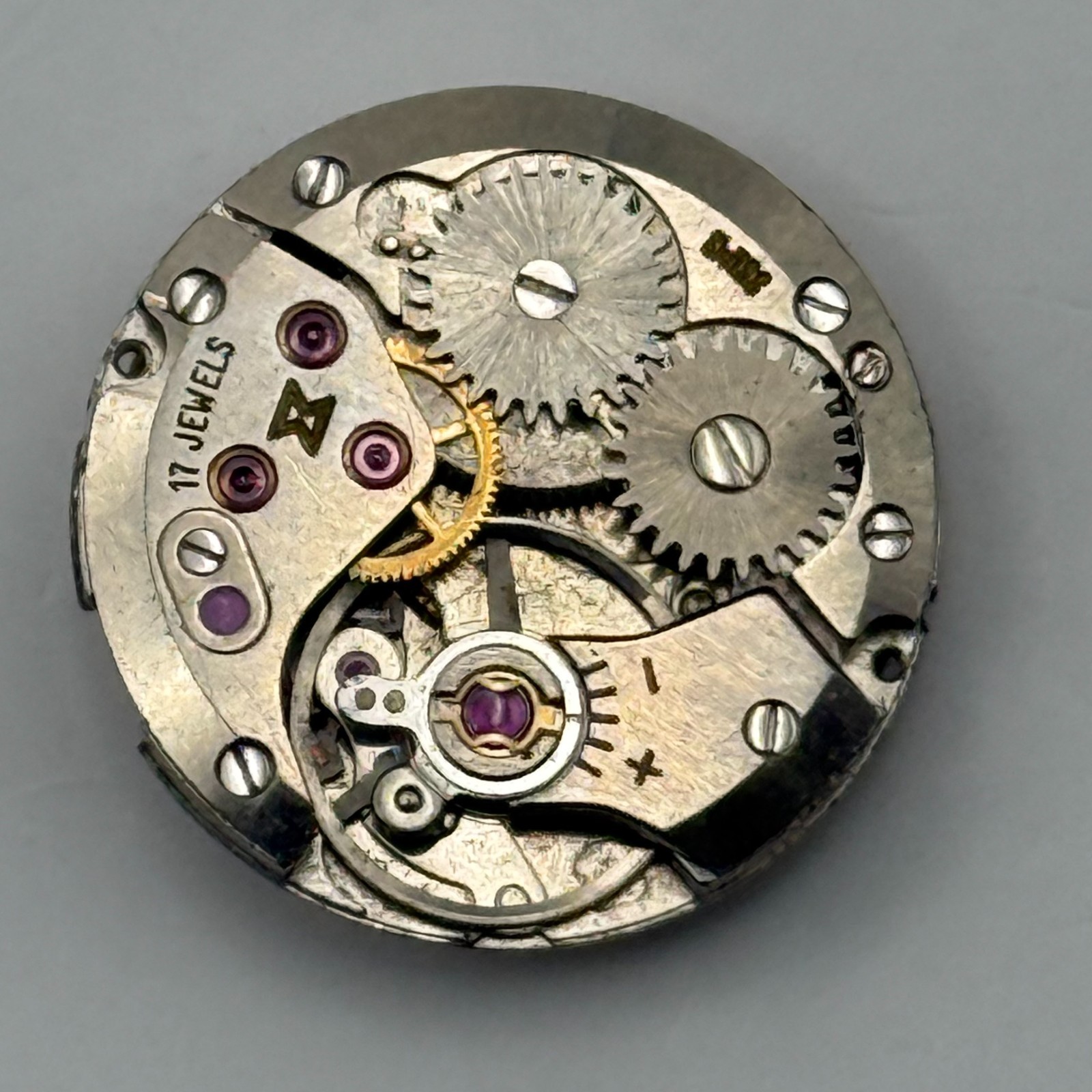 ETA 2512 Watch Movement Bentima 17 Jewels Swiss Manual Wind Parts Repair 17.5mm