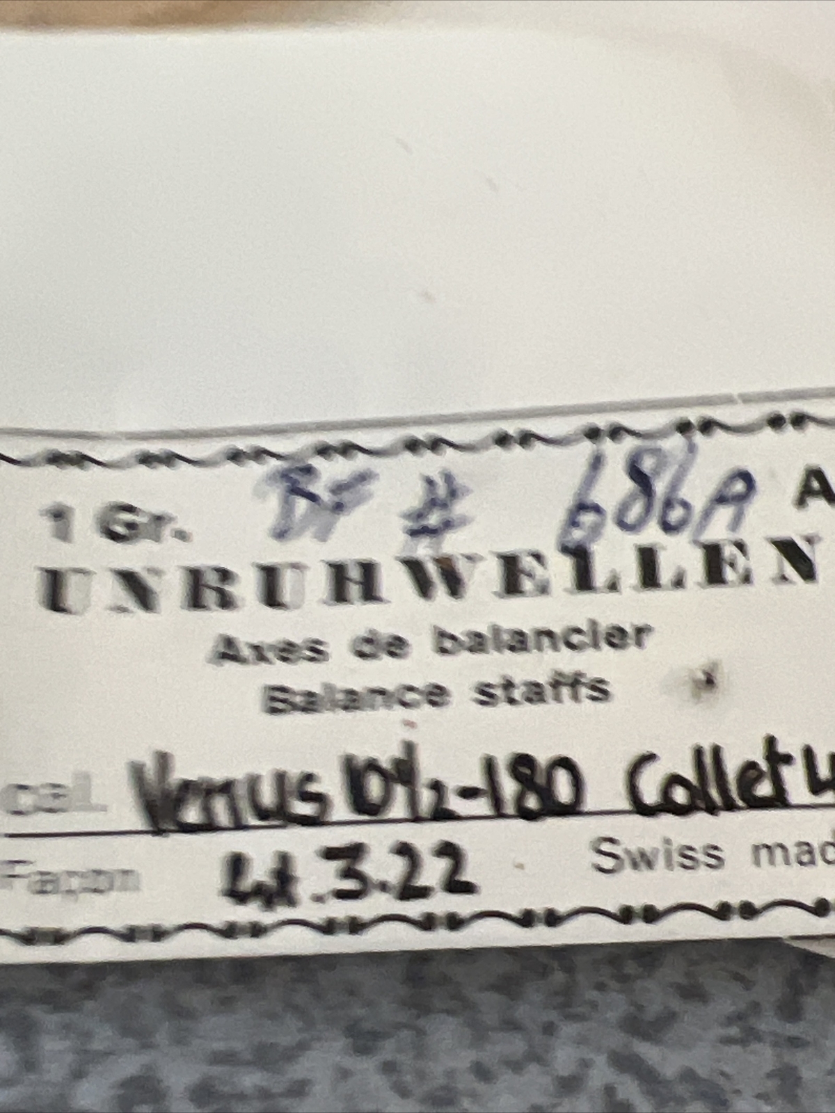 NOS Venus 180 181 182 196 202 203 204 208 213 214 216 Balance Staff Bestfit 686A