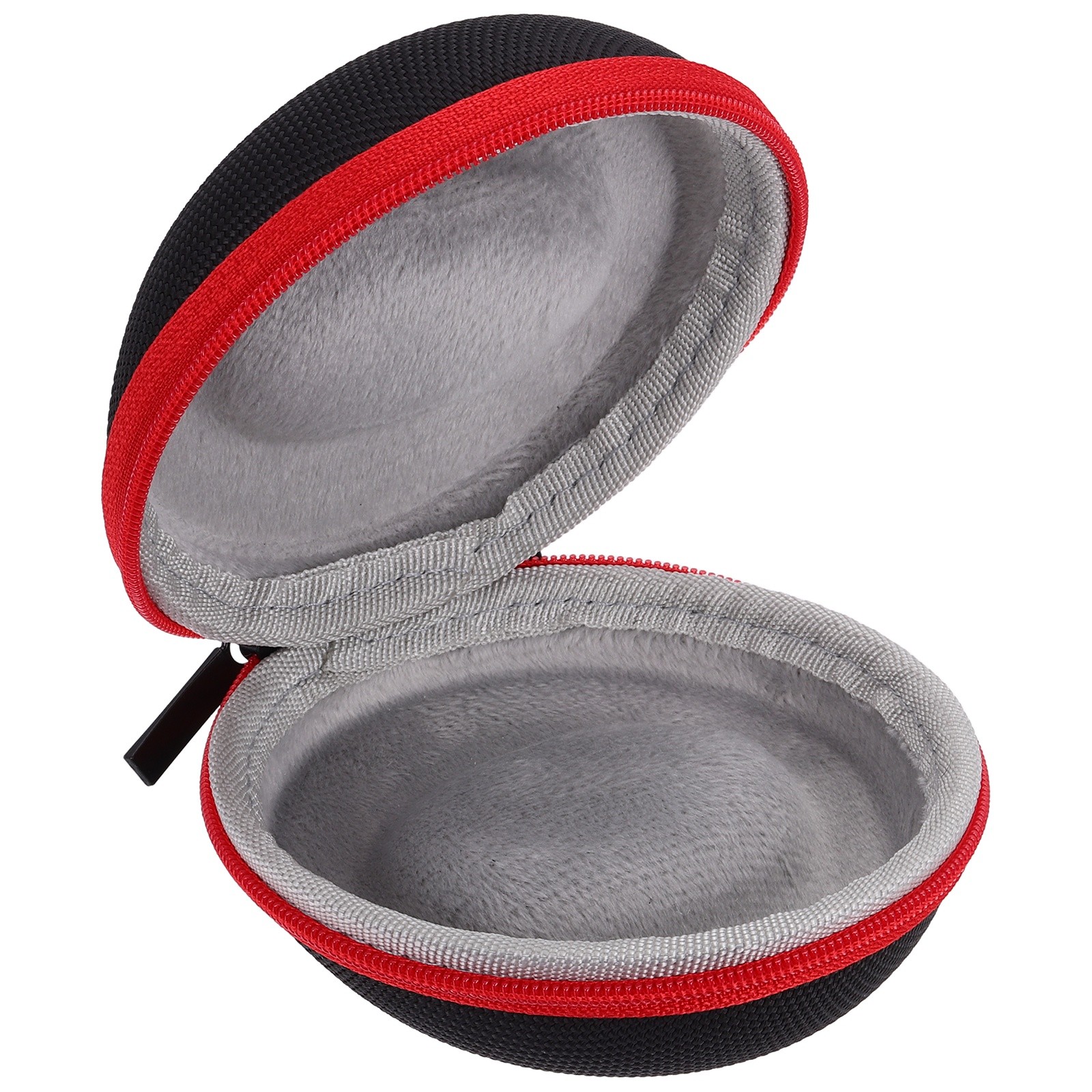 Watch Travel Case 1 Red Slot Oxford EVA Storage Box Up to 50mm / 2 Inch, Black
