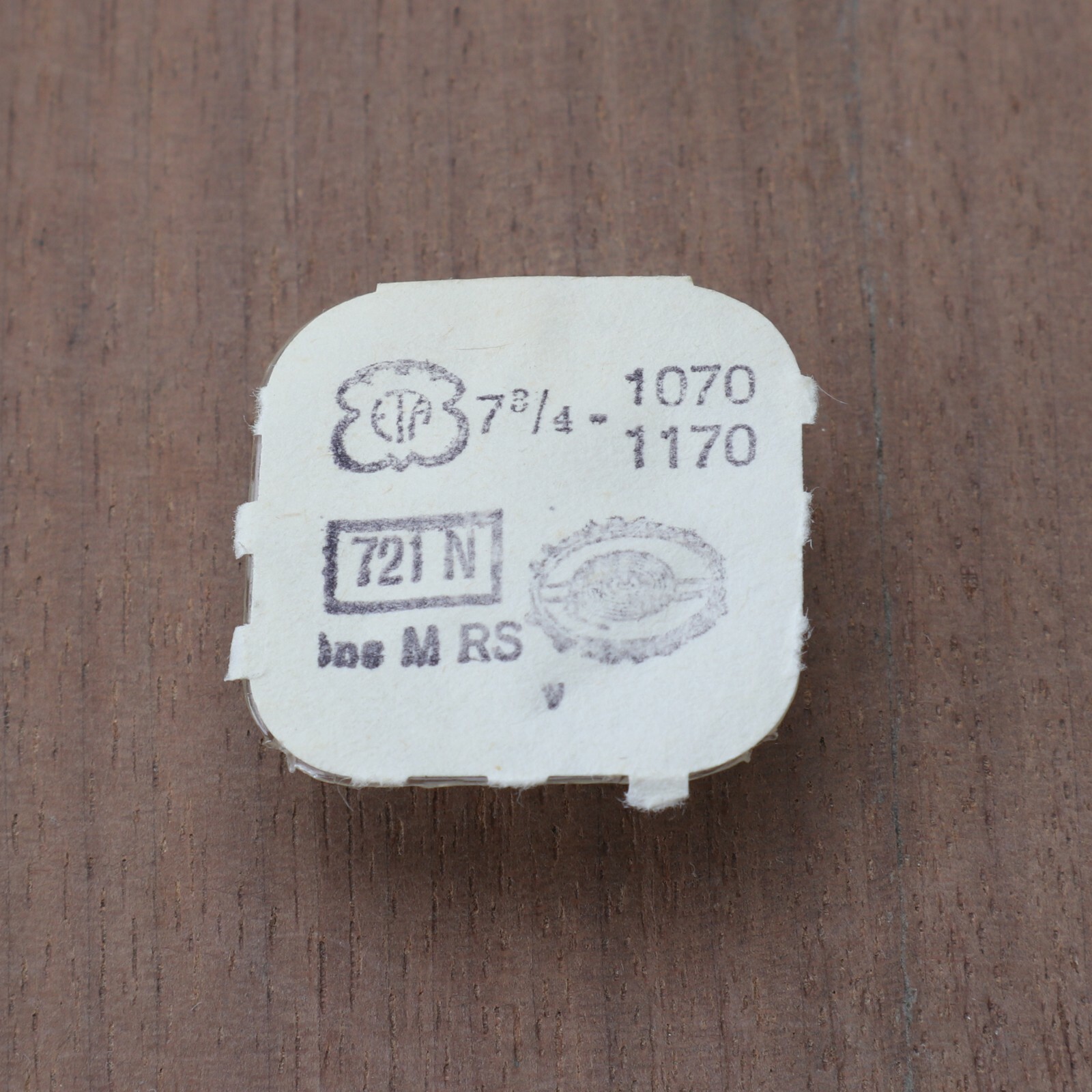 NOS ETA 1070 Part #721 Balance Complete 7 3/4 Watch Parts Repairs (C17D17)