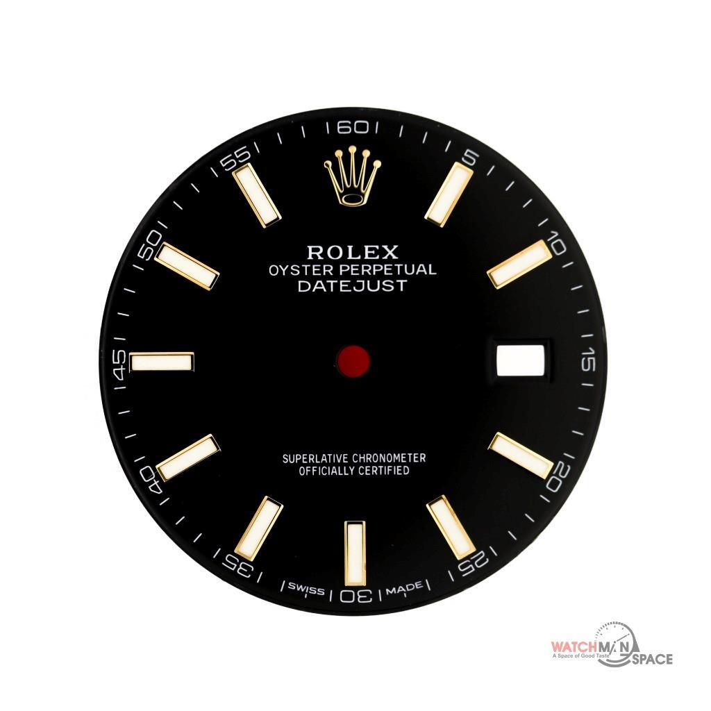 Original Men’s Rolex Datejust 41mm 126333 126303 Gloss Black Stick Dial 2/T #B8