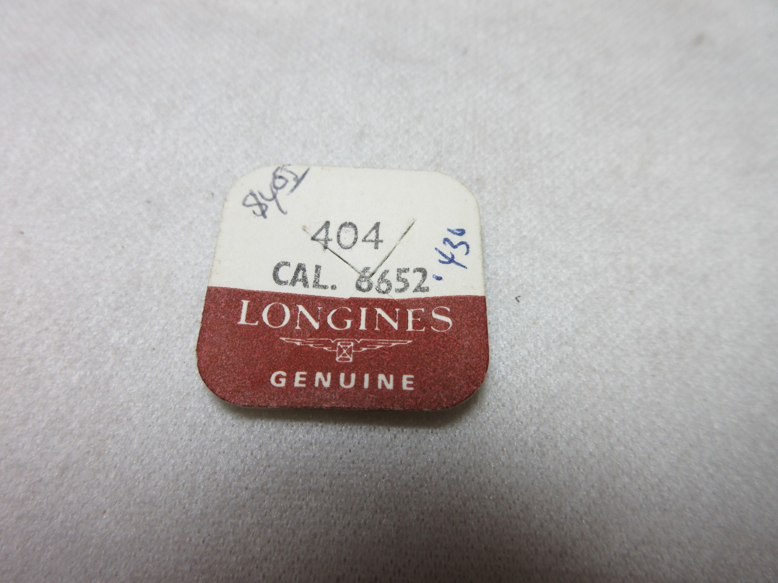 LONGINES WATCH STEM 404 CAL 6652 WATCHMAKER REPLACEMENT PART #241