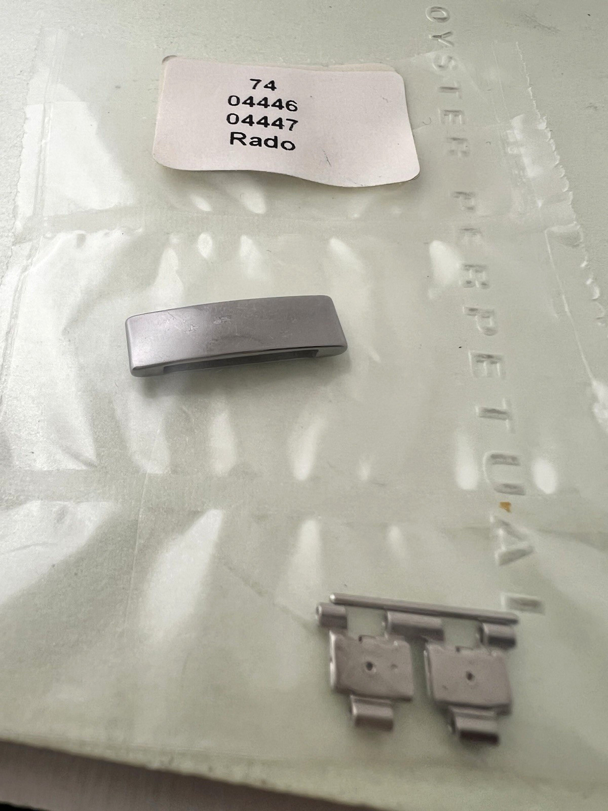 RADO ORIGINAL Watch Link 20mm GREY CERAMIC INTEGRAL SWISS MADE SEALED OEM