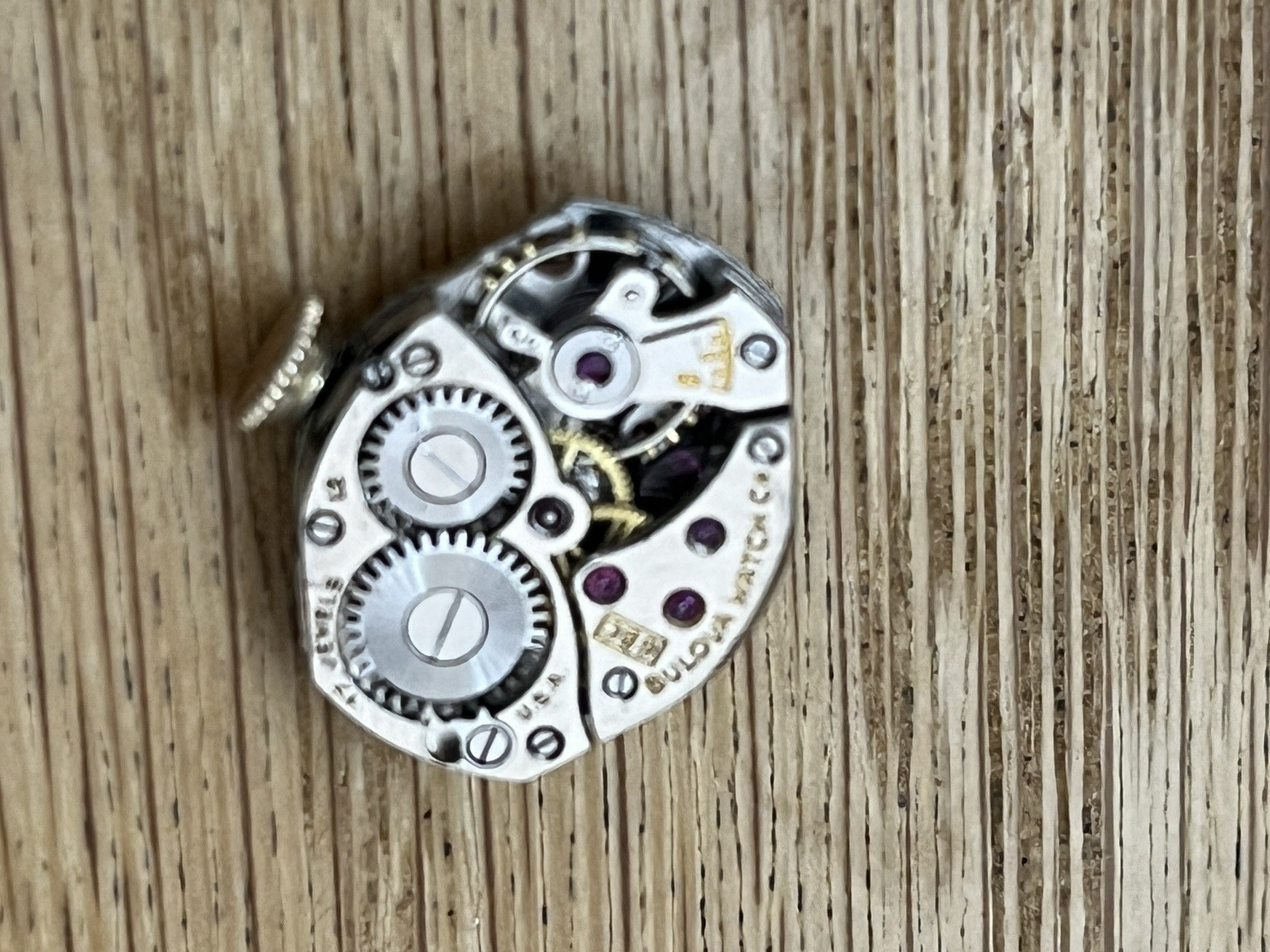 1952 Bulova 6BC 17 Jewel Ladies Wristwatch Movement w/10k GF Band BIN 14.99