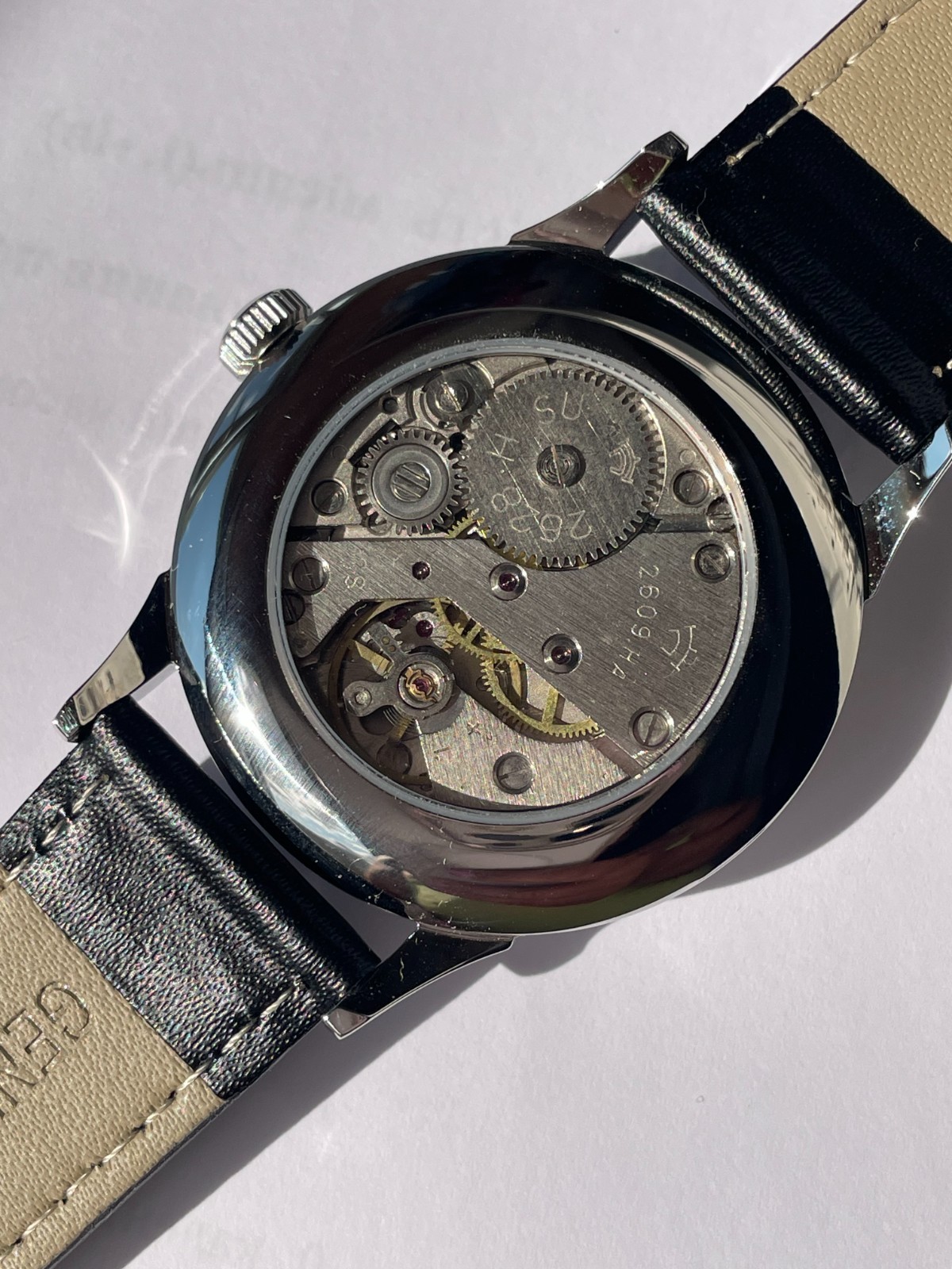 RAKETA KOPERNIK 2609 HA mechanism USSR new case steel mans