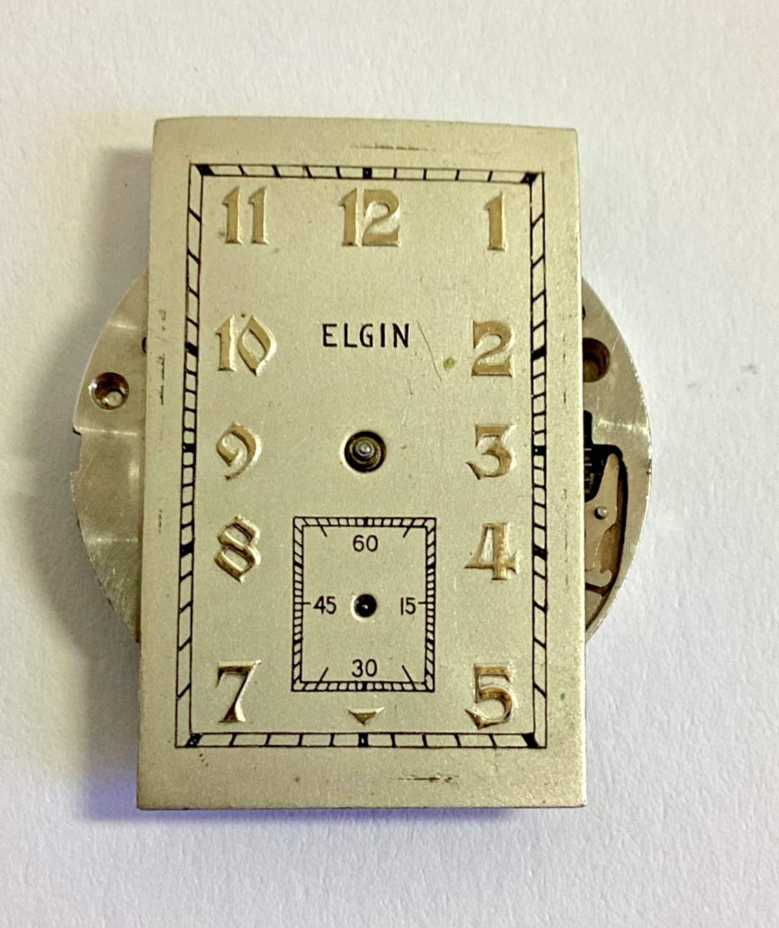 Vintage 1939 Elgin 8/0s Grade 531 21 Jewel Movement Runs Spare Parts Repair READ