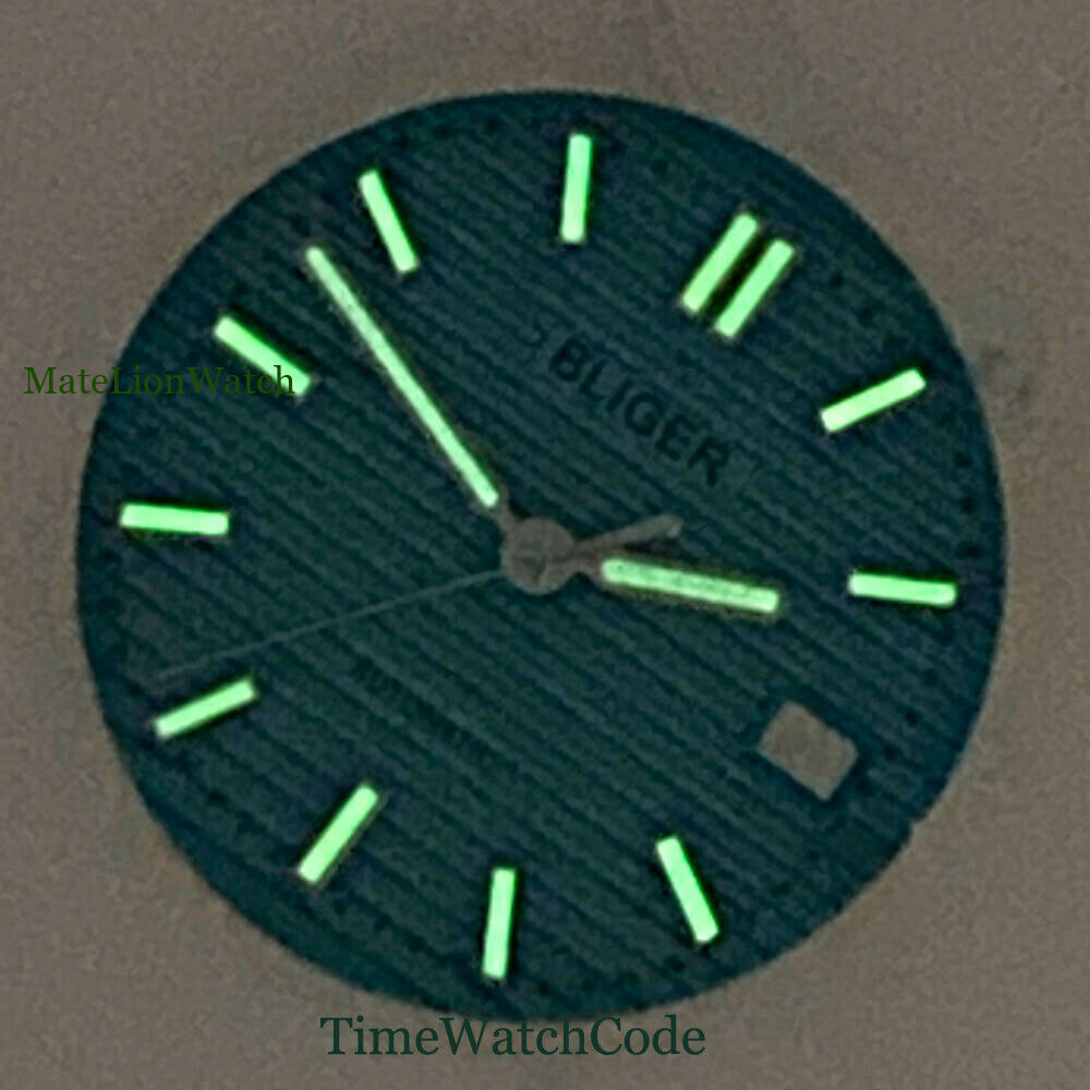 Sapphire Crystal 40mm Square Watch Case+Dial Fit NH35A Miyota821A DG2813 ETA2824