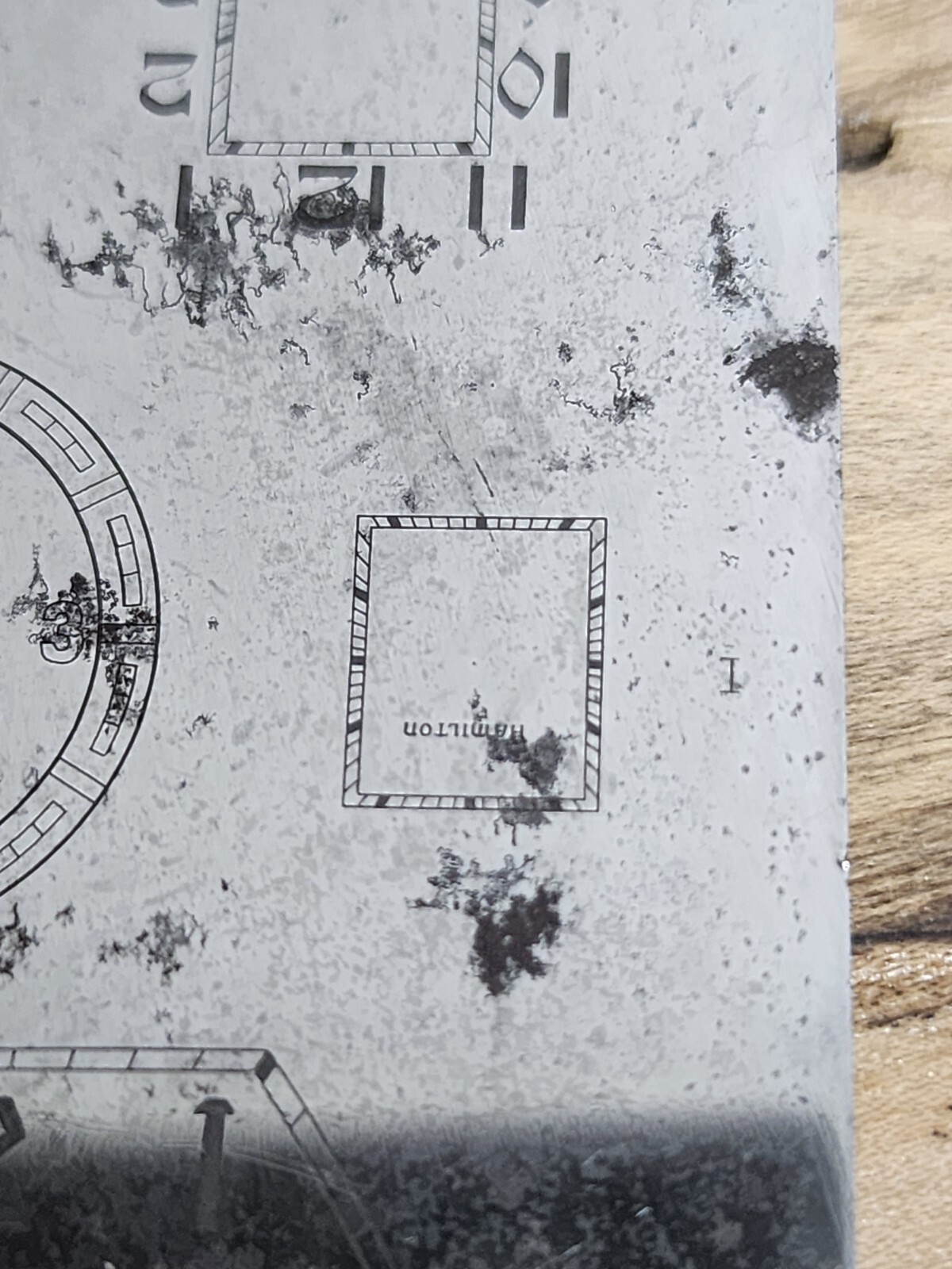 Vintage Multi Dial Printing Plate Benrus Gruen Hamilton Elgin Waltham T989