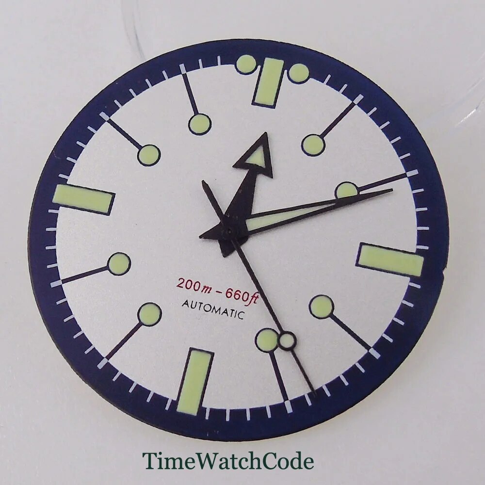 Diving Watch Case for NH35 ETA2824 PT5000 20ATM Double Bow Sapphire Crystal 40mm