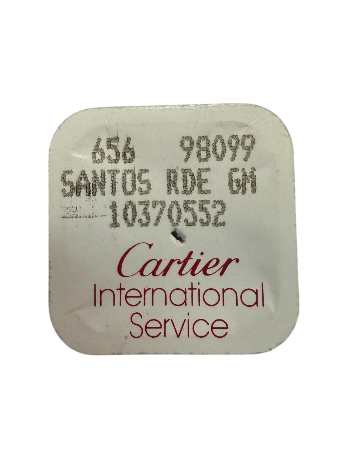 Authentic Cartier Santos RDE GM Split Stem Ref. 10370552 / 656 98099