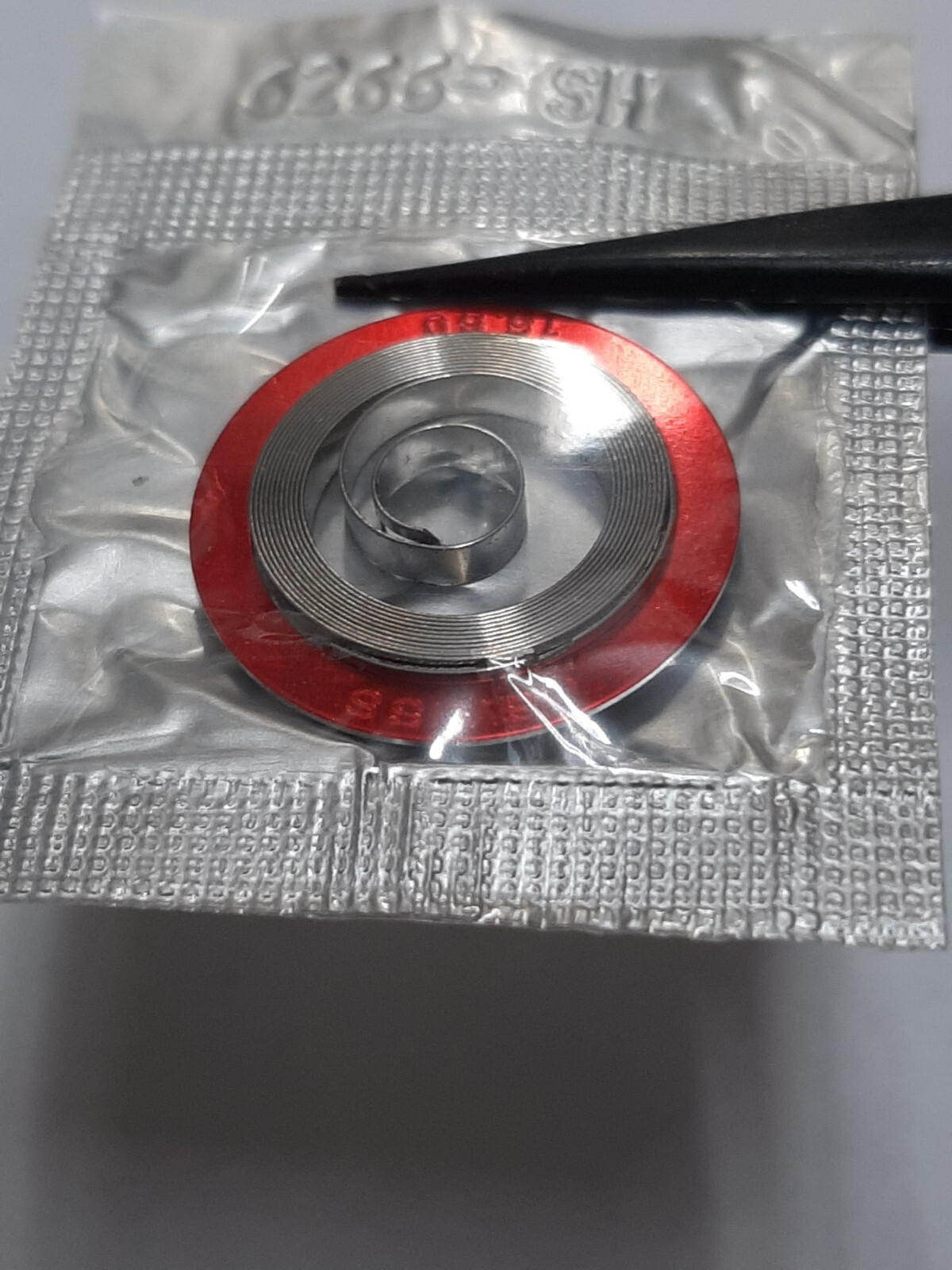 Elgin 12s white alloy mainspring