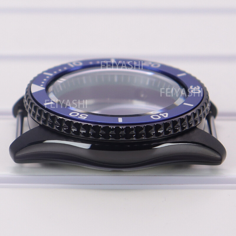 Black Steel Watch Case parts Skx007 mod Chapter Ring For Seiko nh34 NH35 nh36 38