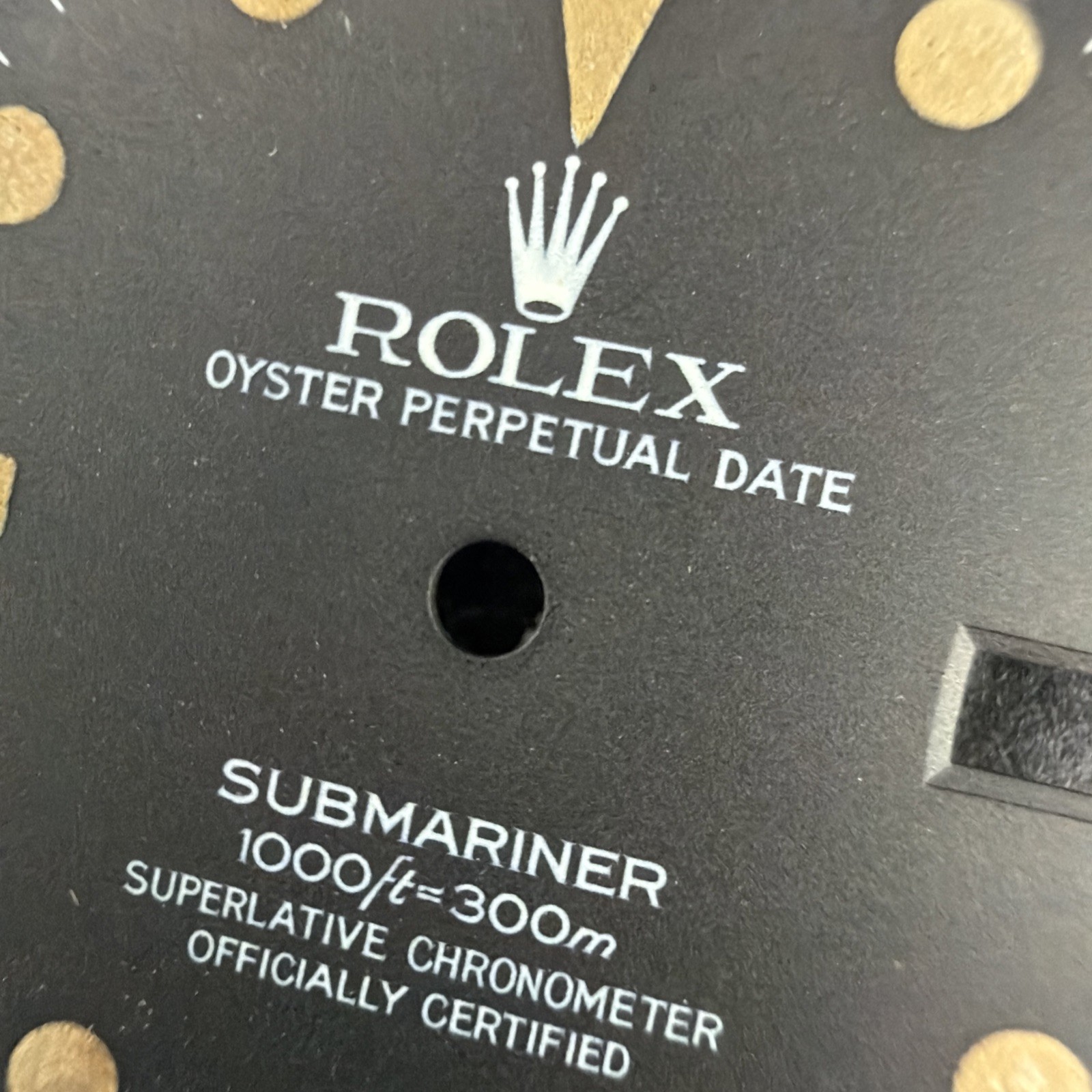 Vintage Rolex Submariner 16800 Matte Dial Original Tritium Pumpkin Patina 80s