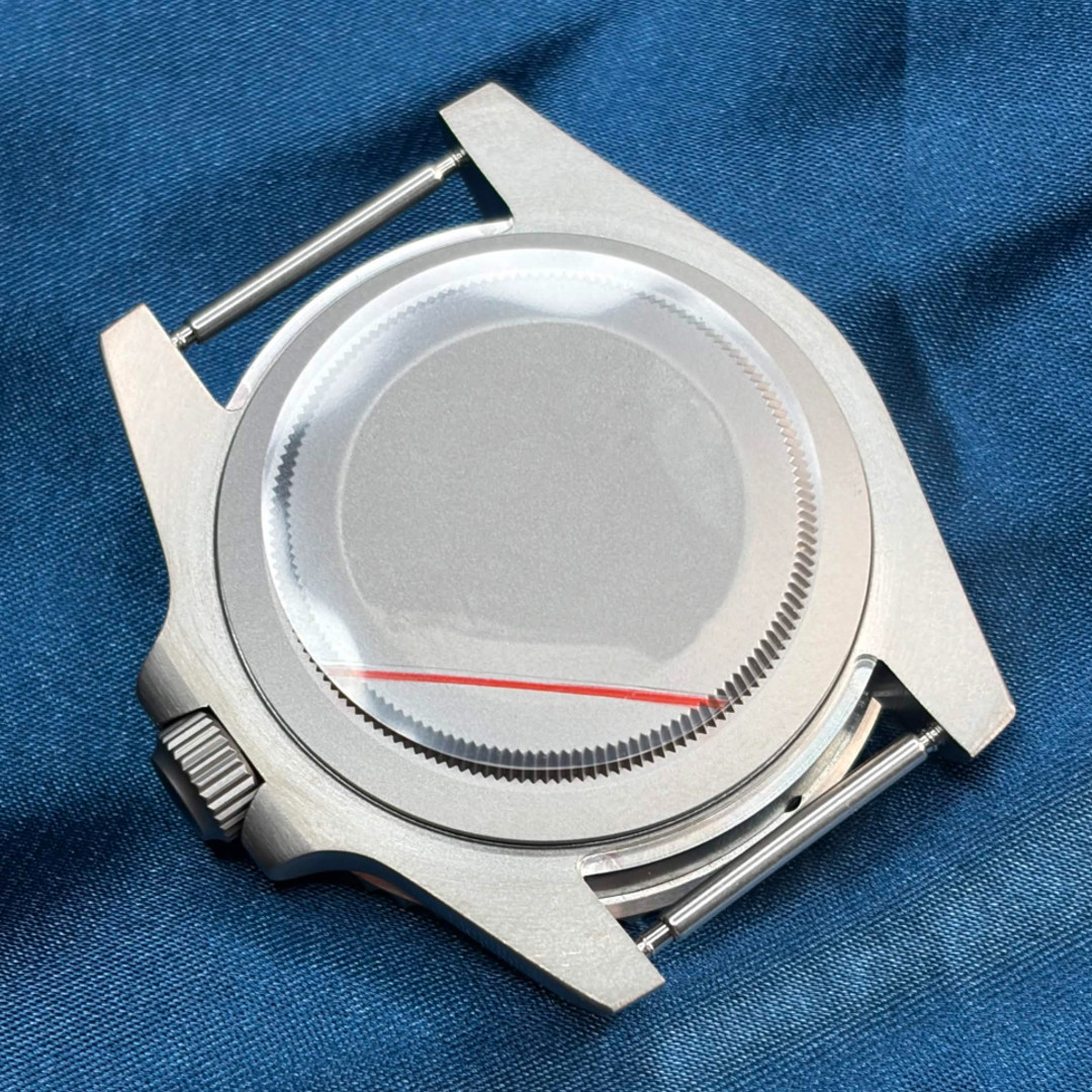 39mm Classic Blue Titanium Sapphire 20ATM Watch Case For NH35 NH36 Movement