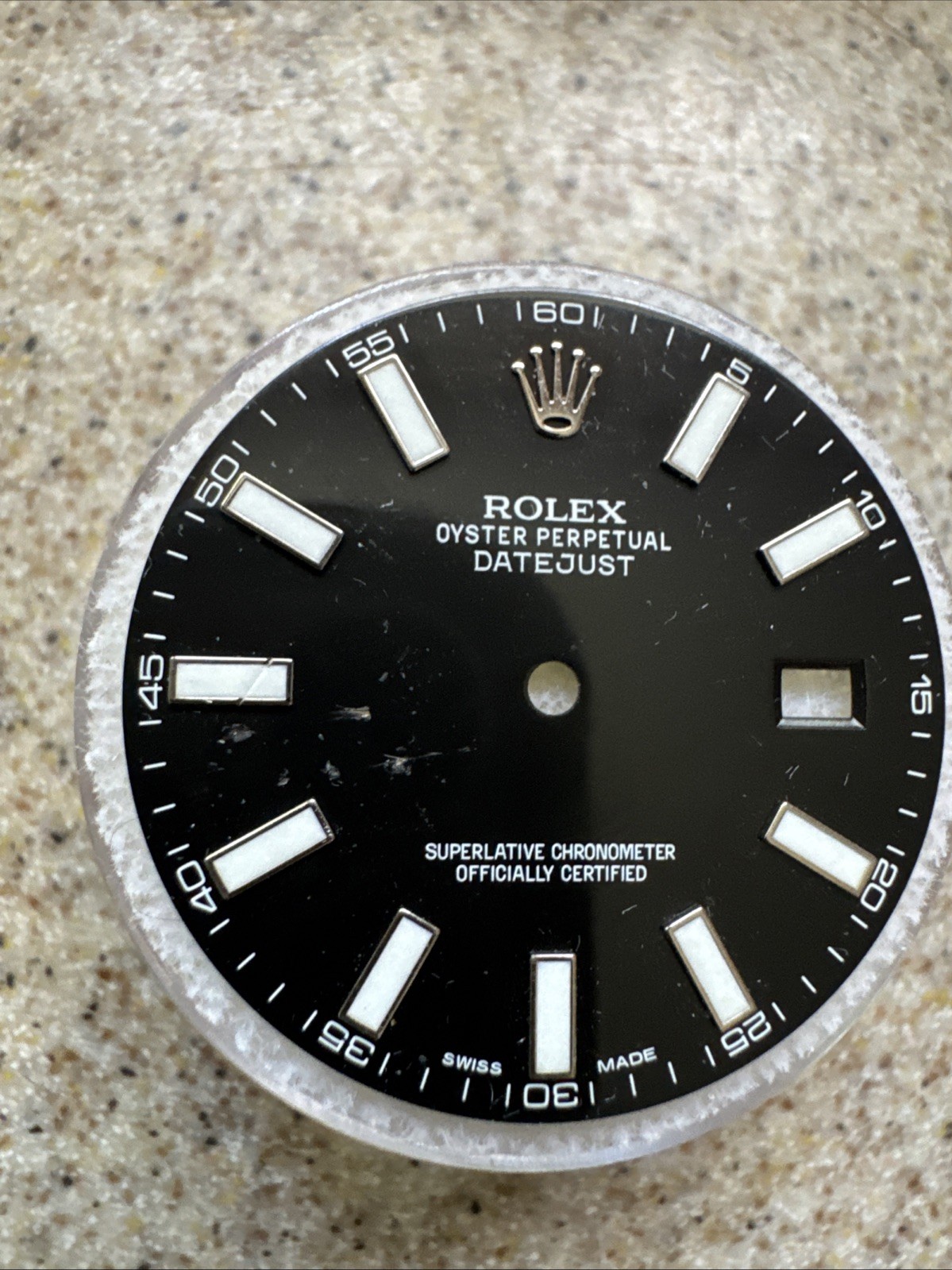 Rolex 41 Mm Black Datejust Dial 116300