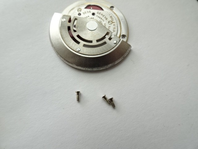 GENUINE Authentic Rolex Rotor bridge 3035 perfect condition completely + screw