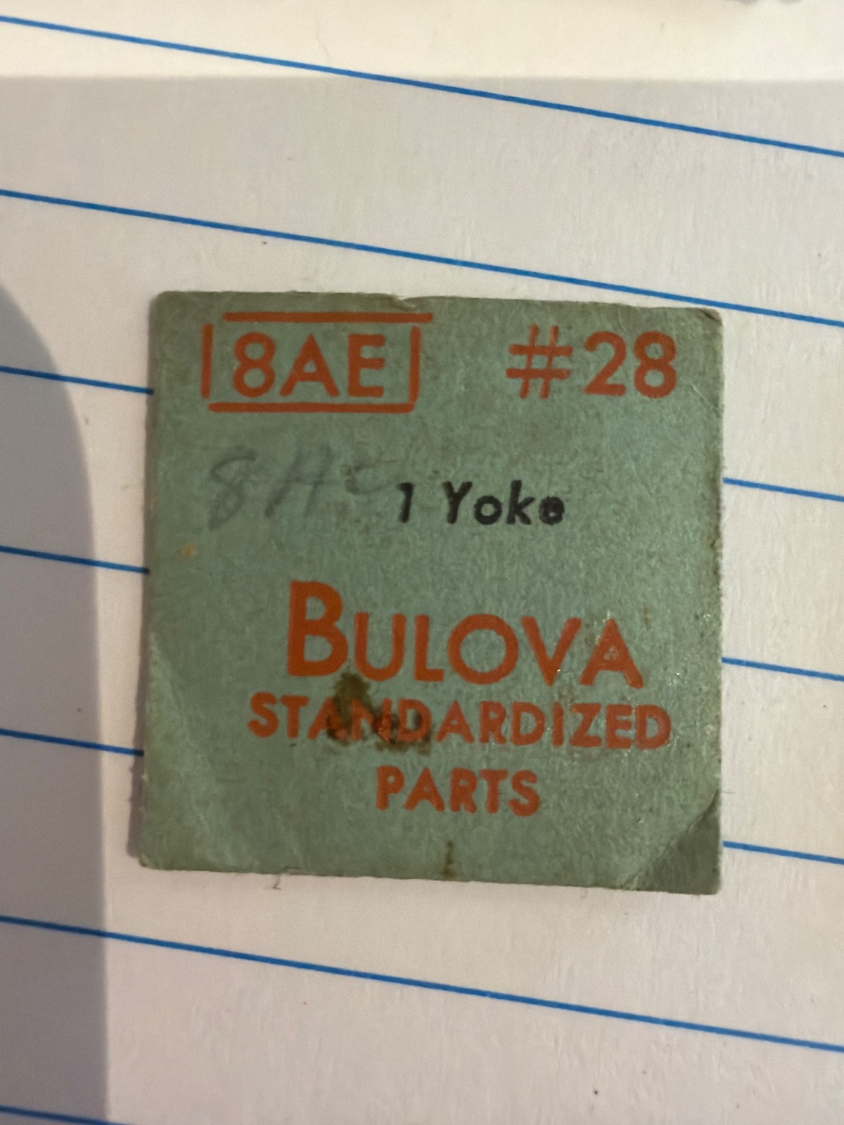 Bulova #28 – Yoke – Set Bridge – Various Calibers