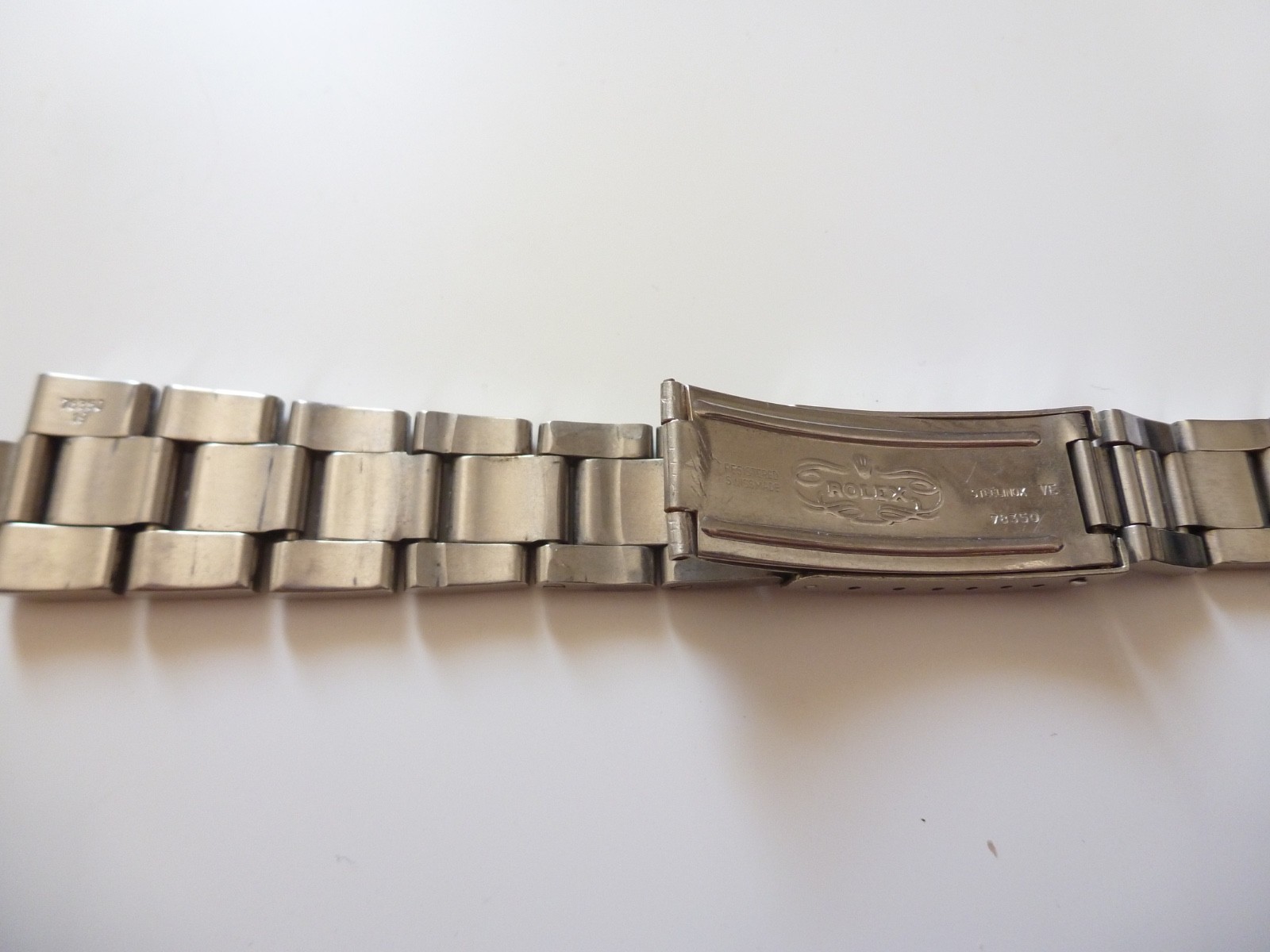 ORIGINAL Rolex Steel Bracelet 78350 19 VE length 15cmOyster without end links