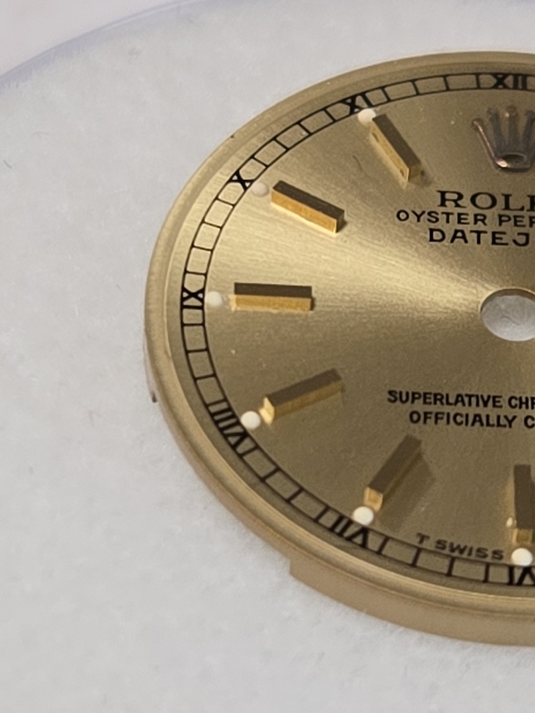 Rolex Dial,ladies 69173, 79178,Champagne, ,Gold Markers, NOS