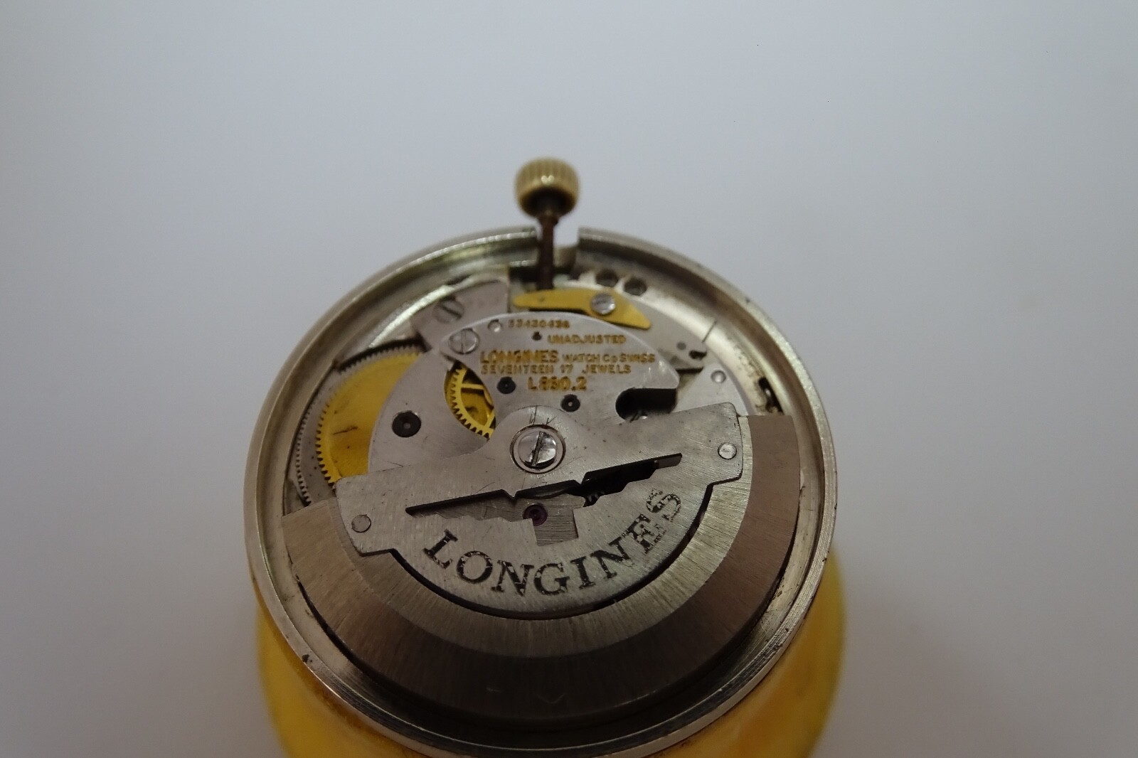 Longines Admiral Complete Movement & Diamond Dial Cal L890.2 Running Vintage