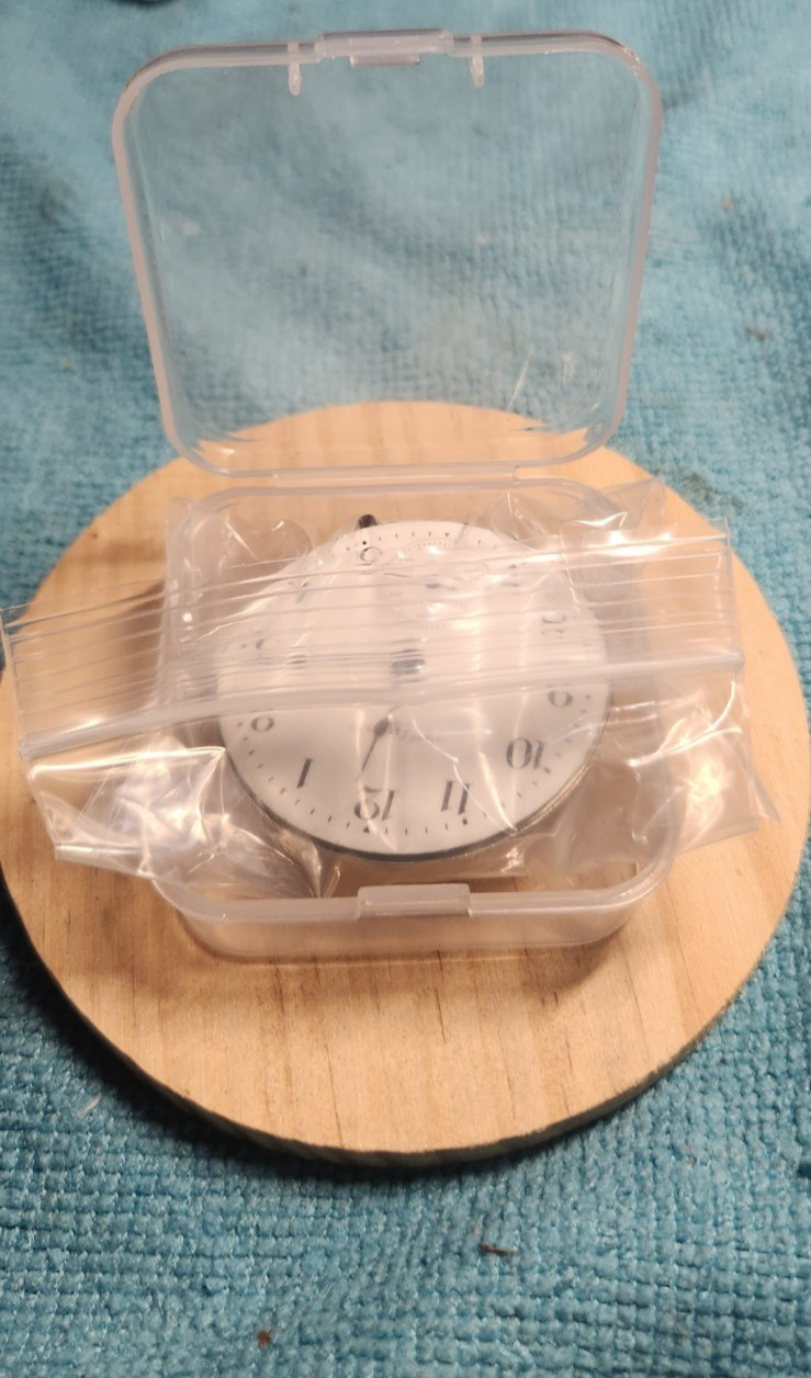 Elgin Natl Watch Co 9520748 45.5mm Pocket Watch Movement (MOVEMENT W/DIAL ONLY)