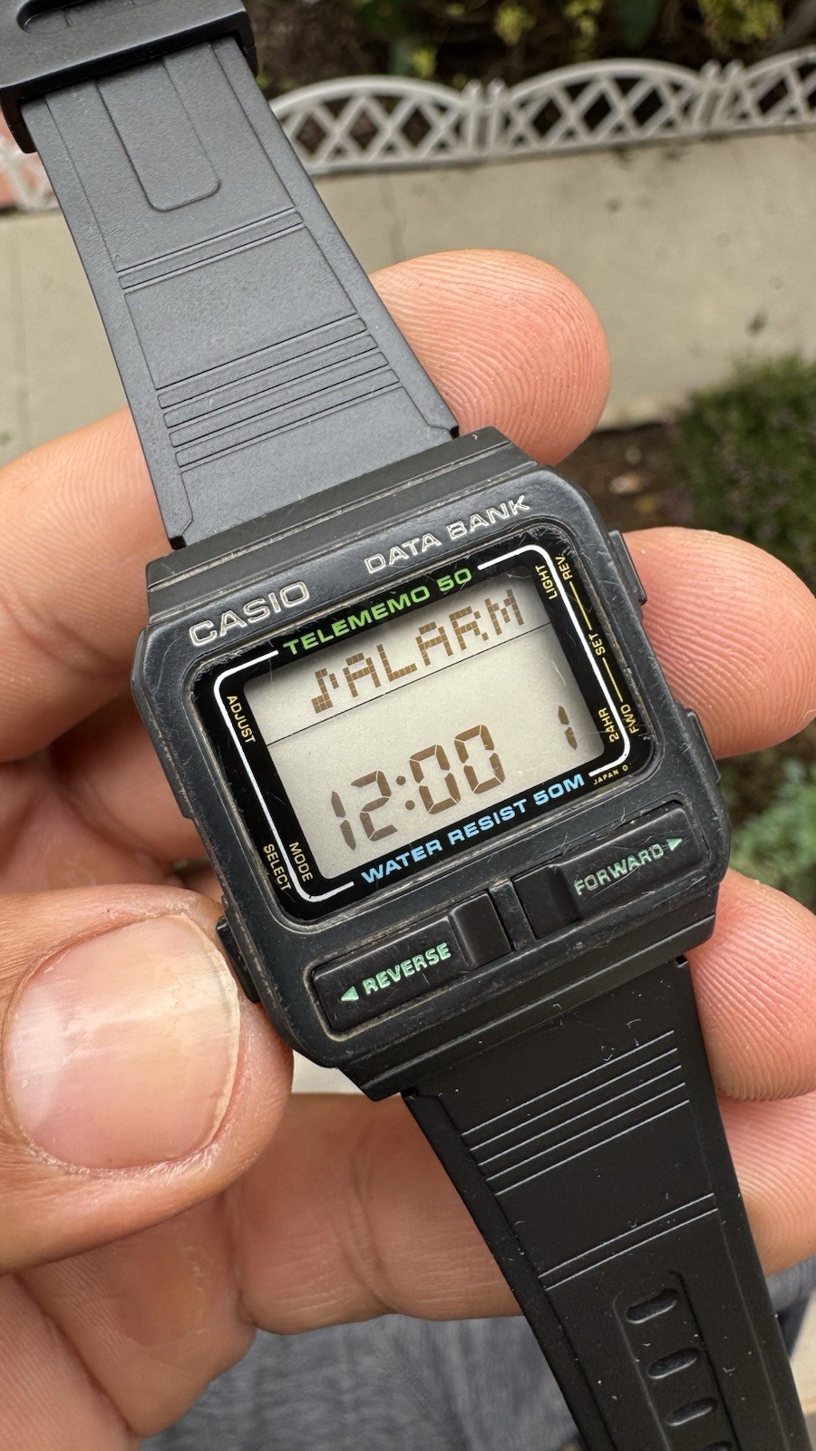 Vintage Casio Databank DB-52W Working New Battery Rare