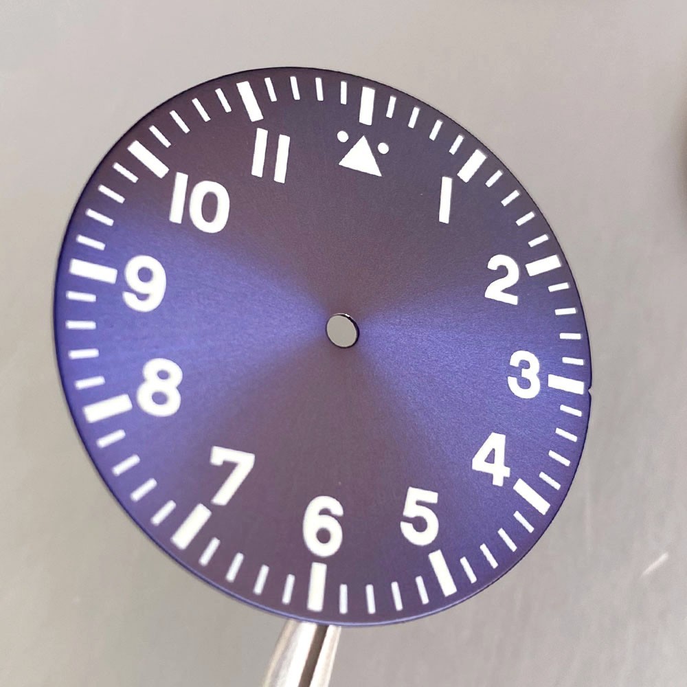 39mm Titanium Pilot Watch Parts Case+Dial Set Fit NH35 Miyota8215 ETA2824 PT5000