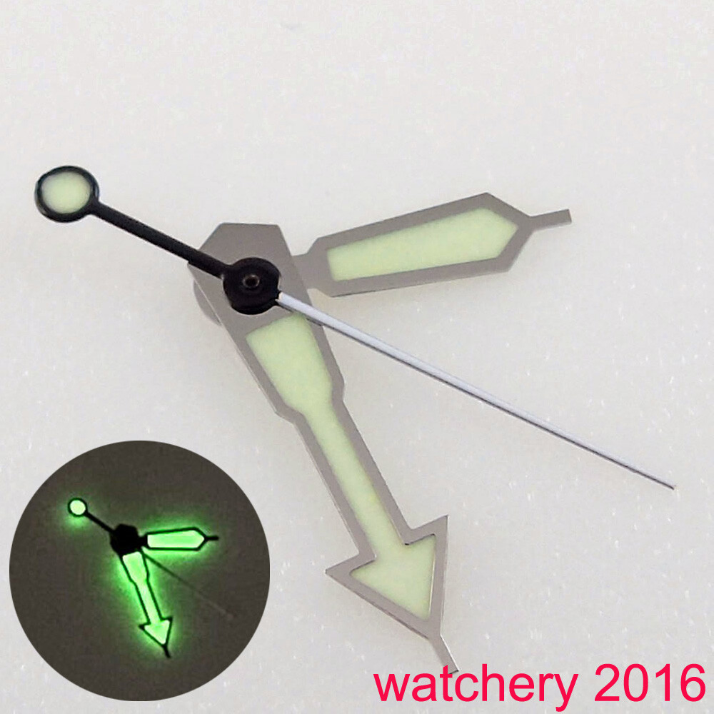 Luminous Rose Gold Silver Watch Hands Fit NH35 NH36 7s26 7s36 automatic movement