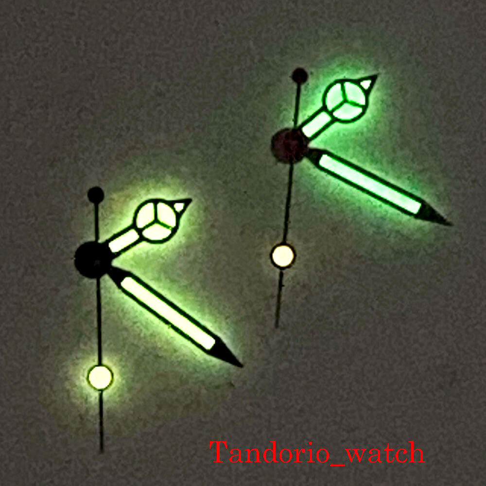 Black Purple Merc Hands Luminous Fit NH35 NH36 7s26 7s36 7s25 7s35 6r15 Movement