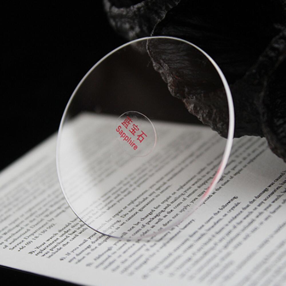 22.5-40mm 1.5mm Thick Double Domed Sapphire Watch Glass Round Watch Crystal