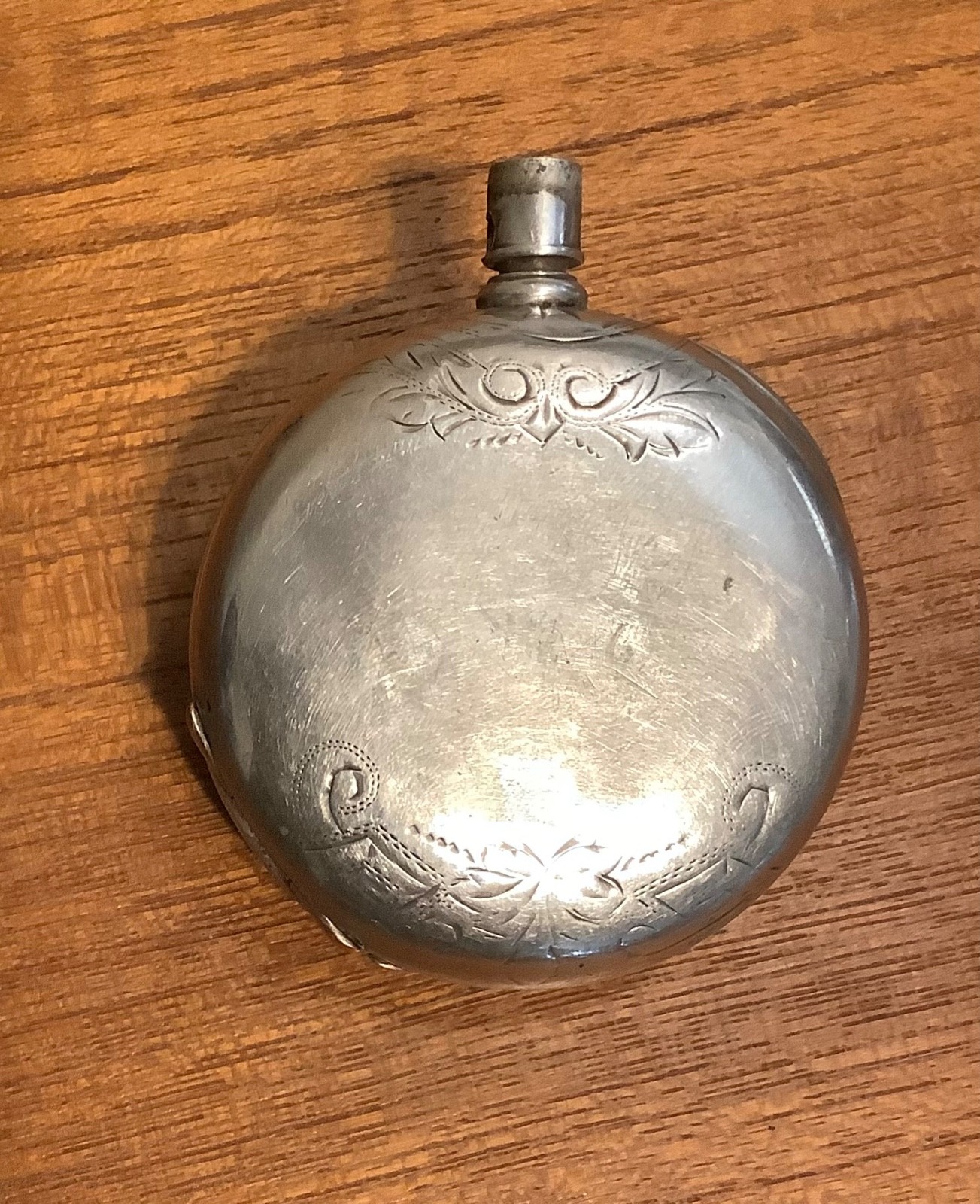 Fahys Coin Silver Engraved Pocket Watch Case 16s Full Hunter Key Wind Cuvette