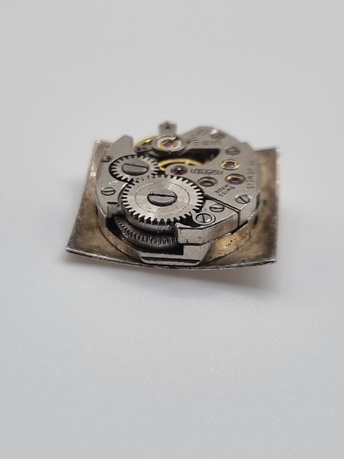 Roamer Manual Wind Watch Movement Vintage 17 Jewels Swiss Made 15.8mm Untested