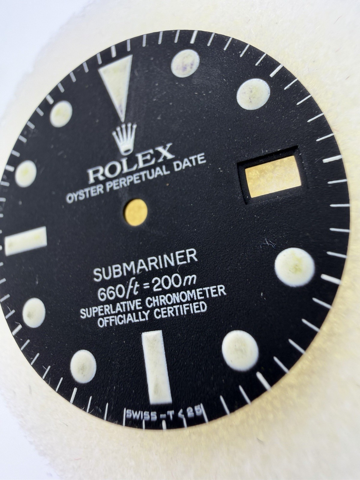 Rolex Matte Tritium Submariner 1680 Service Dial Cal 1570