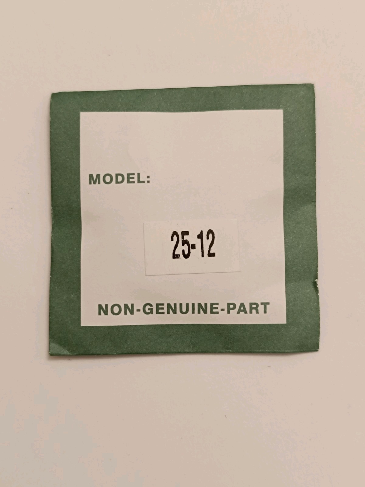 Rolex 25-12 Compatible Plastic Glass