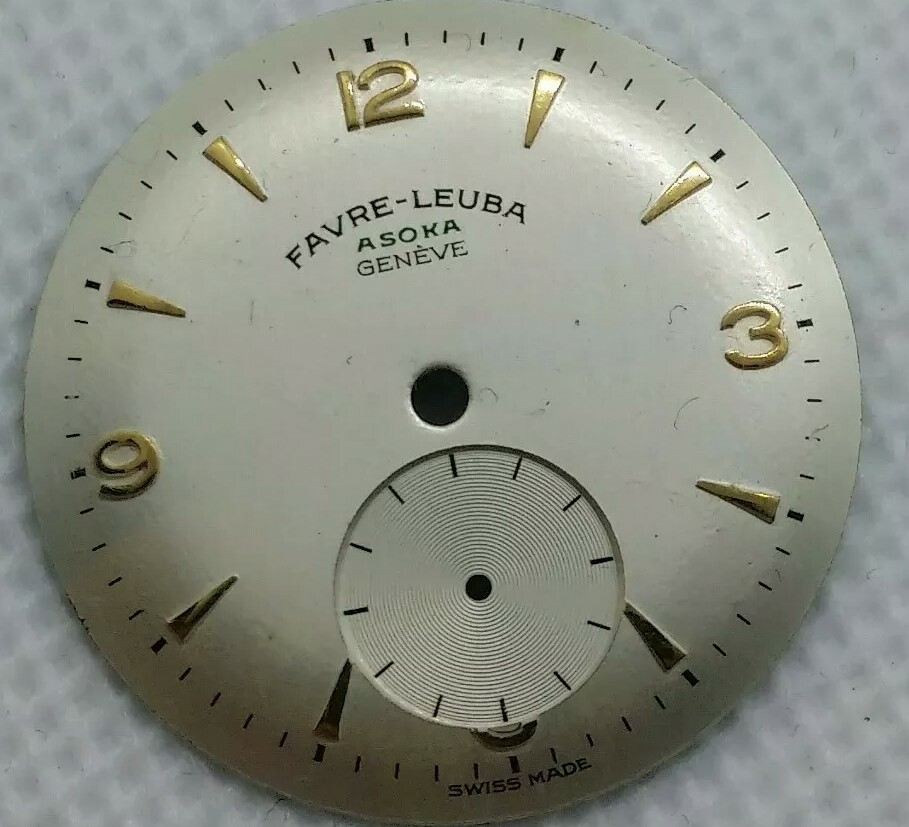 Favre-leuba Asoka Geneve dial watch 26.6 mm Swiss made for parts or repair
