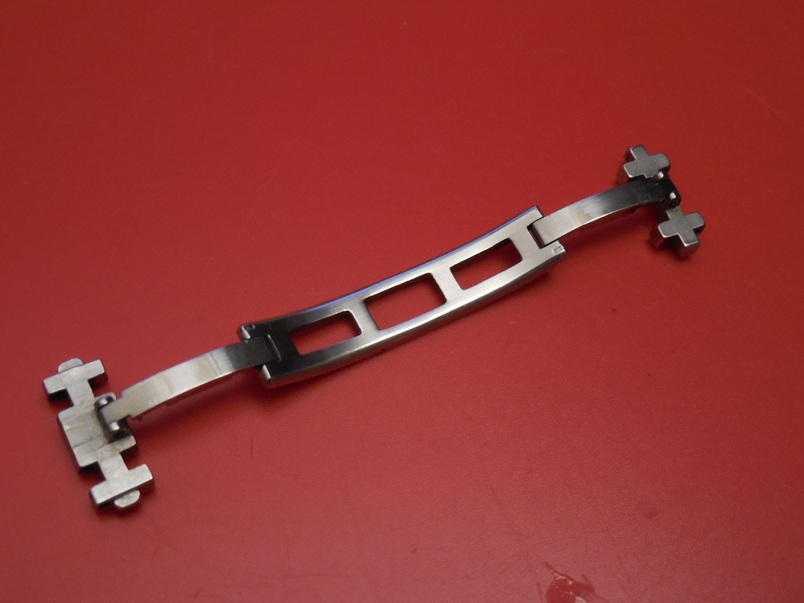 GENUINE CONCORD 18K / STEEL SARATOGA LINK BUCKLE FOR 14MM STRAP BAND BRACELET