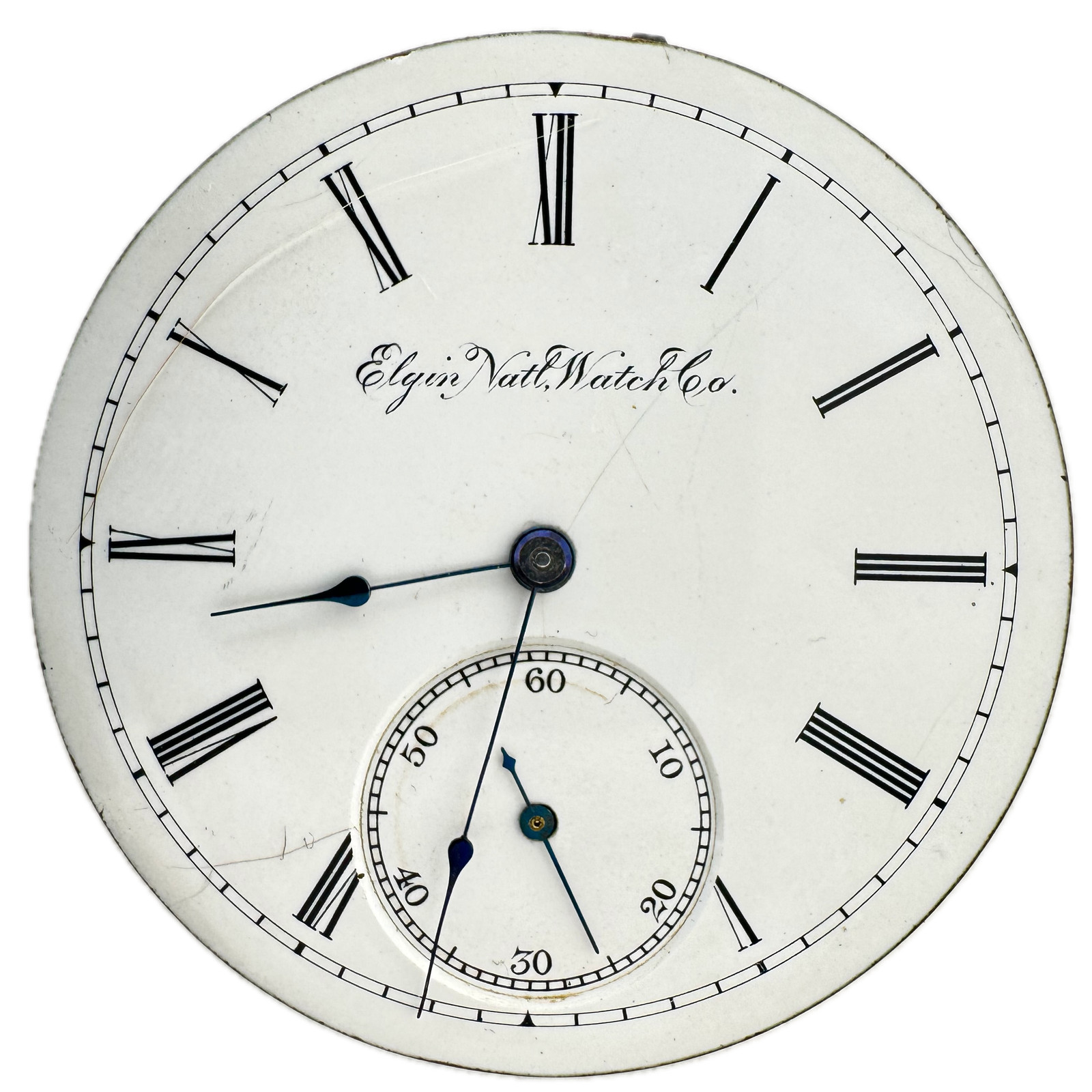 Antique 16s 1891 Elgin Roman Dial 13J Pocket Watch Movement 106 Gilt Finish USA