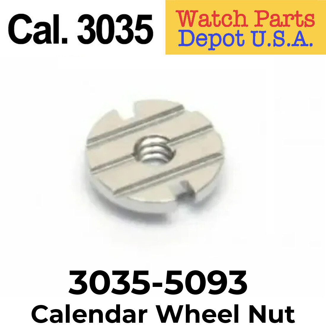 Rolex Caliber 3035-5093 – Calendar Wheel Nut Replacement Parts SWISS MADE