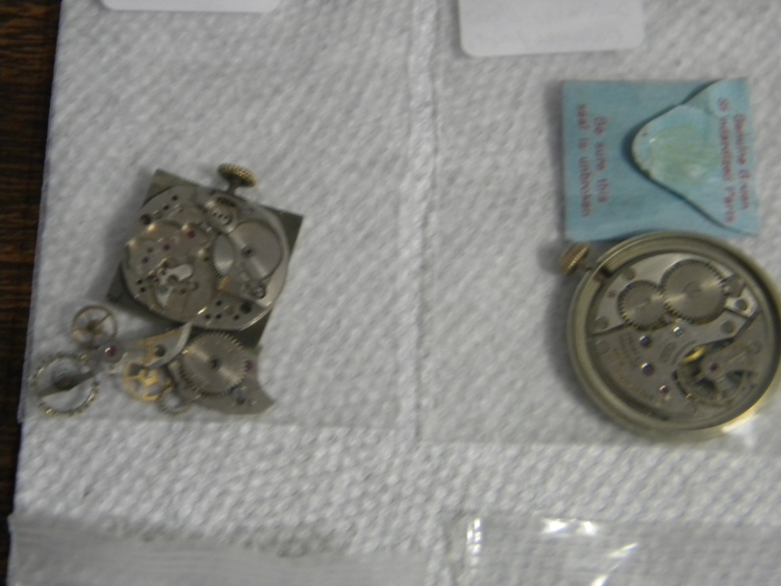 Gruen Lot 15J to 21J Wrist Watch Movements to Repair or for Parts Qty 10 Each