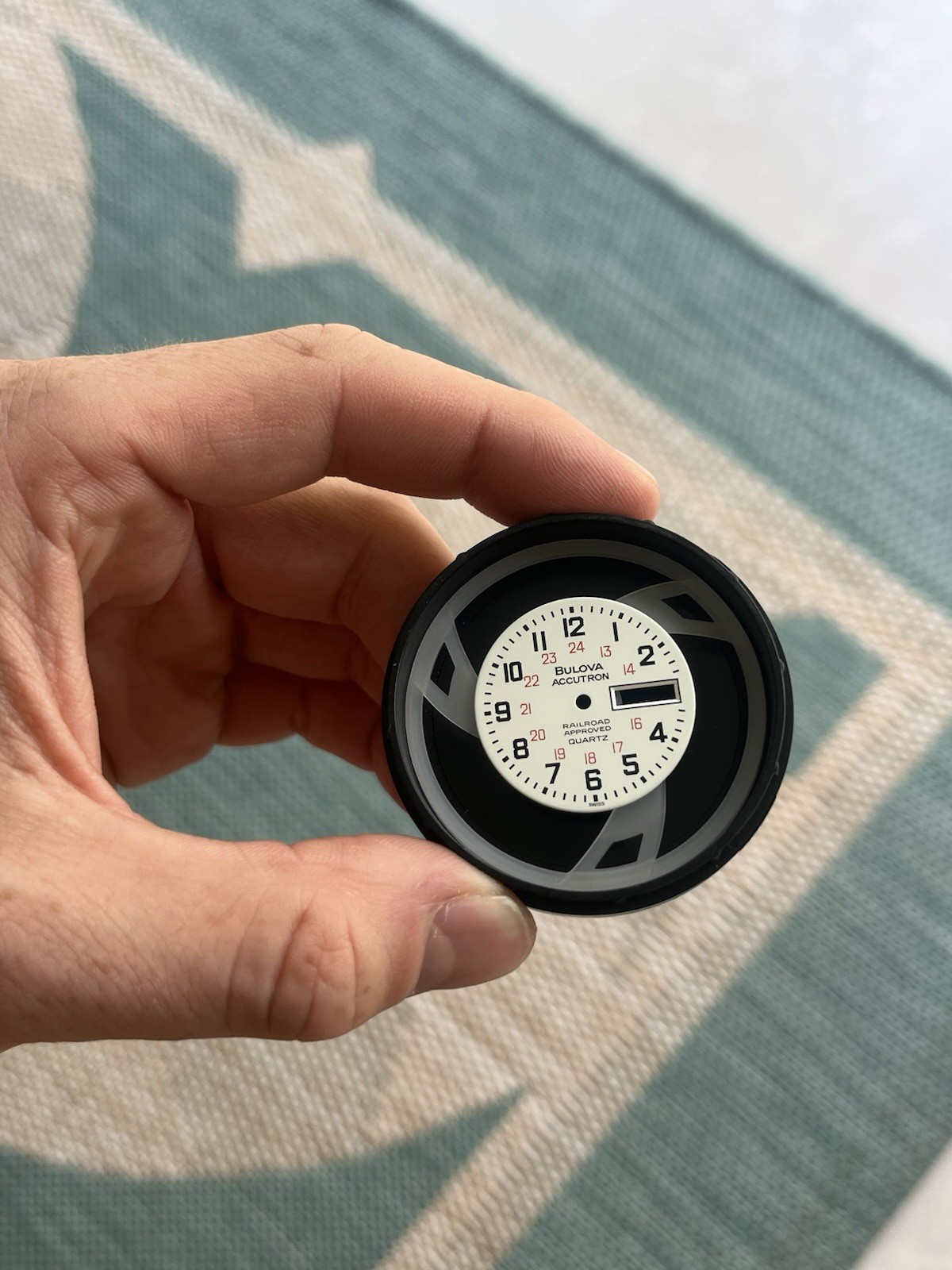Bulova Accutron Railroad Approved Quartz Day-Date Dial (015)