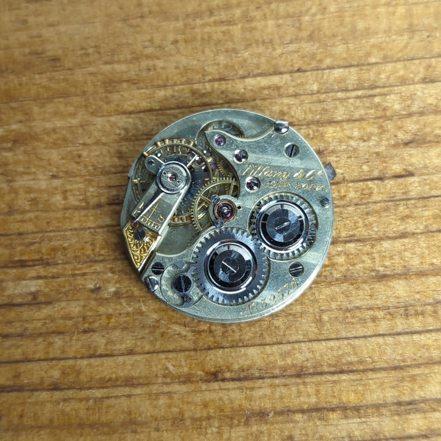 Aggasiz for Tiffany & Co New York Pocket Fob Watch Movement for Project (F229)
