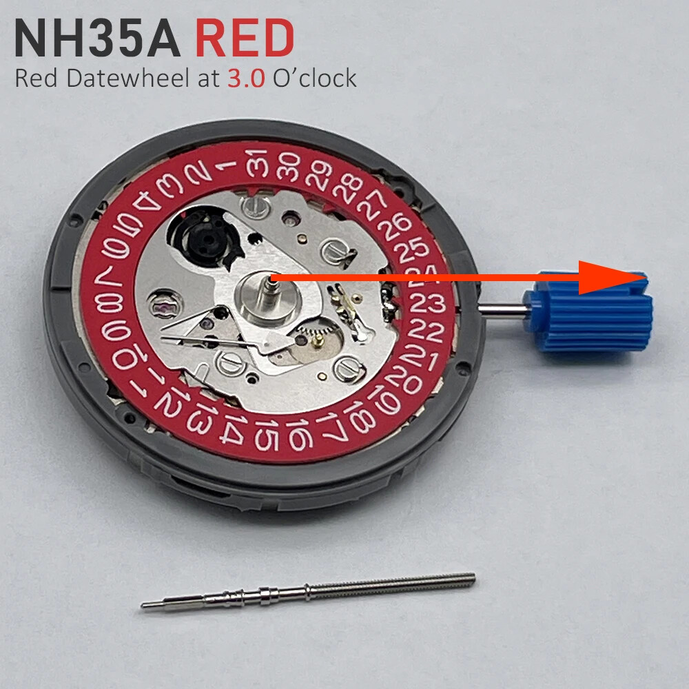 Genuine Mechanical Movement Modified Mechanism Black/Blue/Vintage-Silver Disc