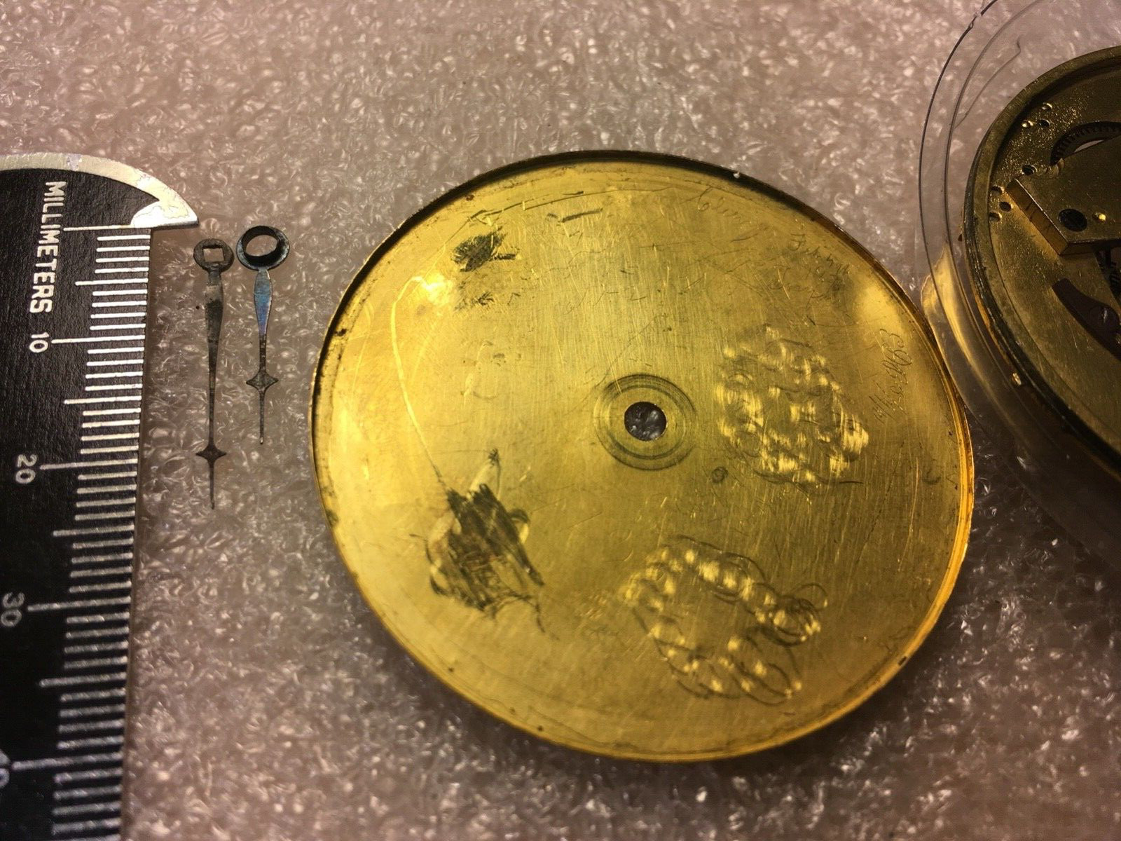 Antique Lépine/Breguet style pocket watch movement 48.5mm original Dial & Hands