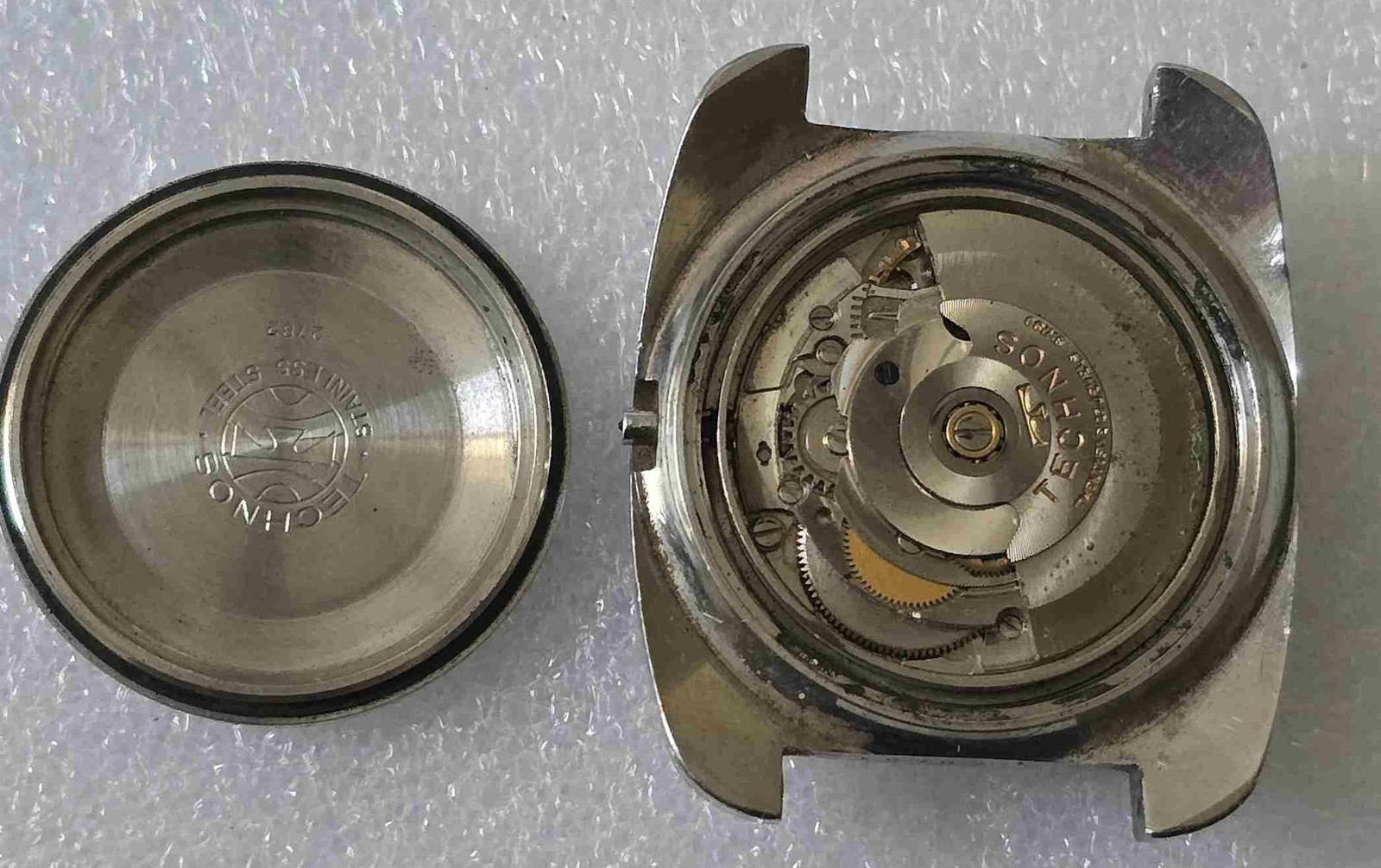 Vintage TECHNOS Supercron Wristwatch. Ref: 2782. Cal: 2032. For Service